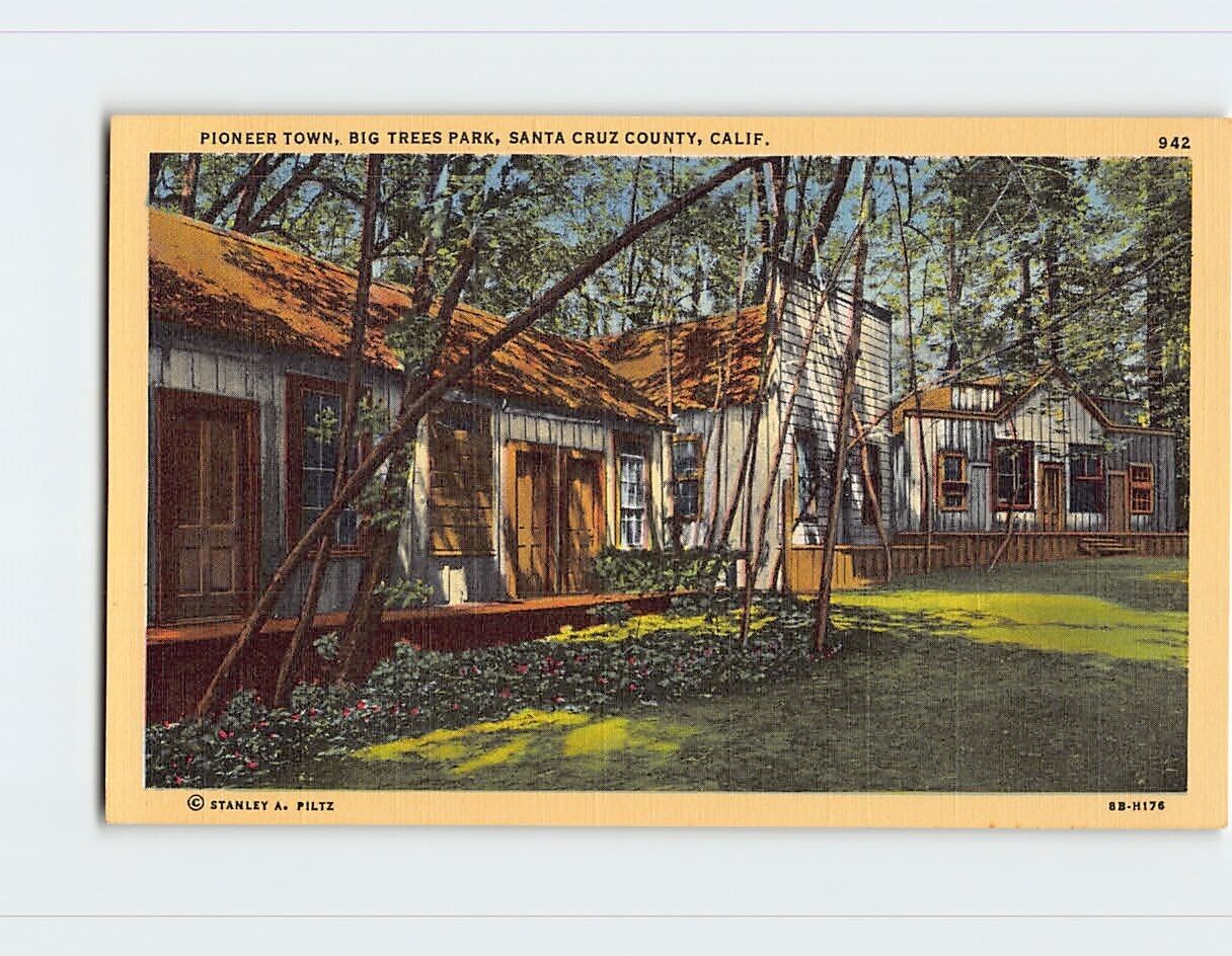 Postcard Pioneer Town, Big Trees Park, Arnold, California