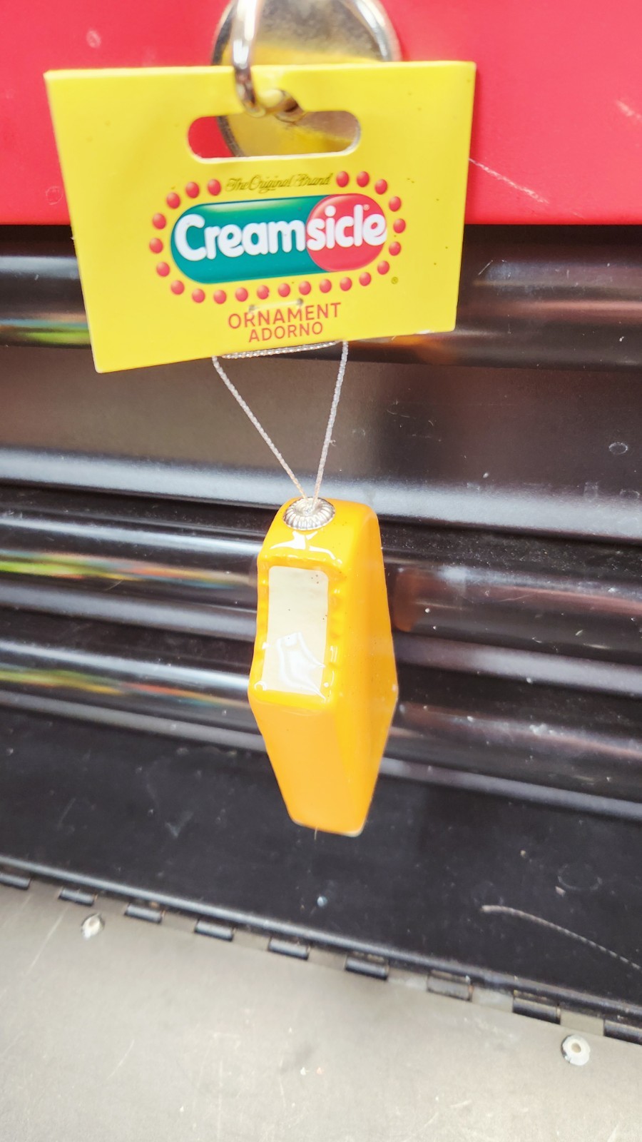 Ruz Christmas Ornament. Creamsicle. Brand New. Perfect Condition