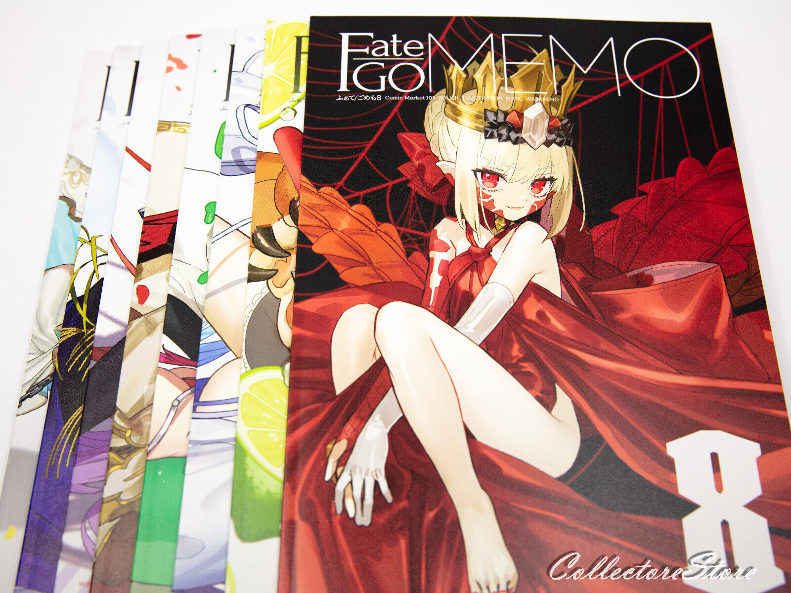 Fate/GO MEMO Rough Illustration Book Wadamemo Vol. 1 - 8 (DHL/FedEx)