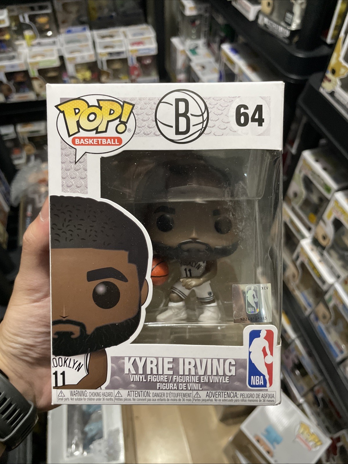 Funko Pop Basketball Kyrie Irving #64 NBA Sports Vinyl Figure