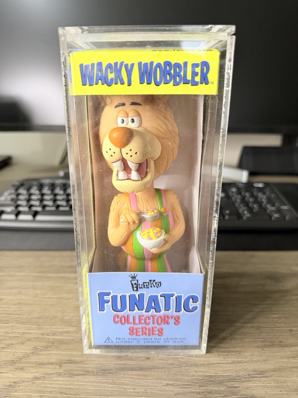 Funko Wacky Wobbler Cereal Lion GITD Glow in Dark 2005 Funatic Limited Edition