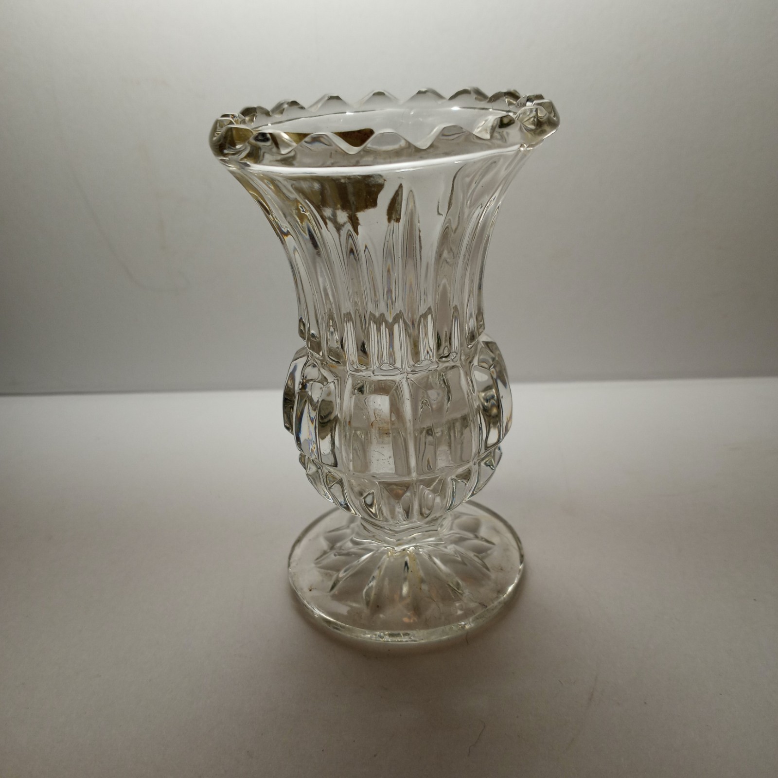 Vintage Crystal Clear Industries 24% Lead Crystal 4 1/4
