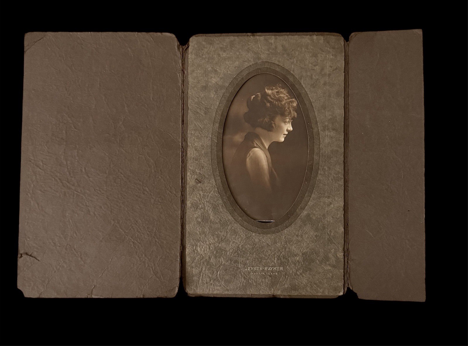 1900’s Antique Hand Tinted Portrait Photograph Of A Woman From The Early 1900’s