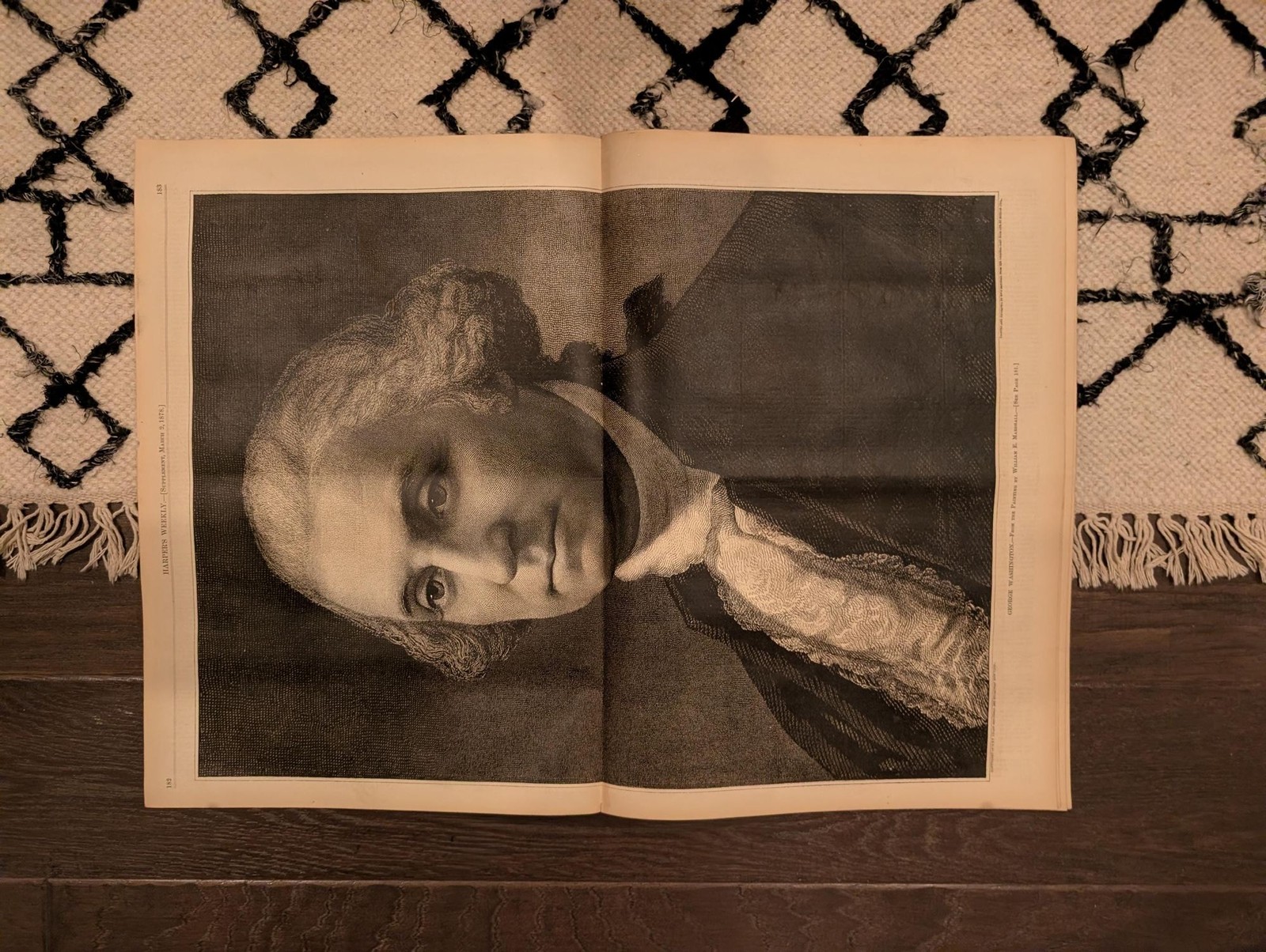 Harpers Weekly March 2, 1878 | George Washington Centerfold | General Grant’s So