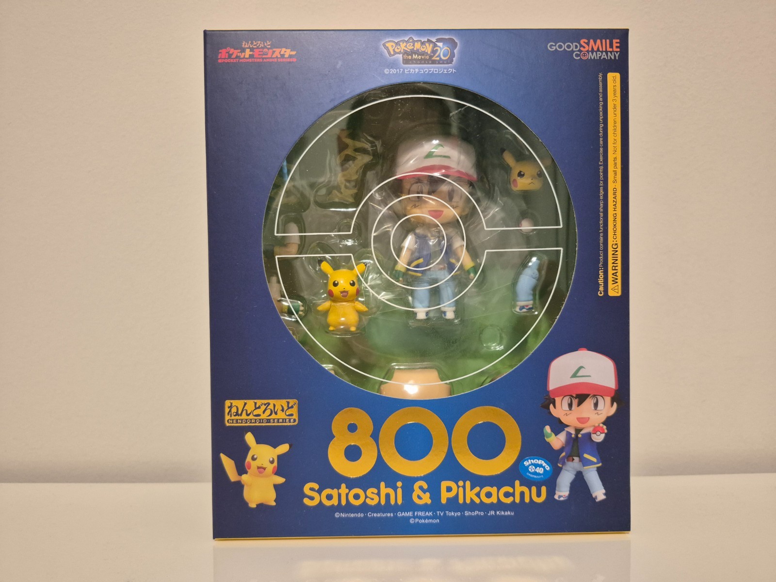 Nendoroid 800 Pokemon Satoshi Ash Pikachu Good Smile anime 2017 Company 40