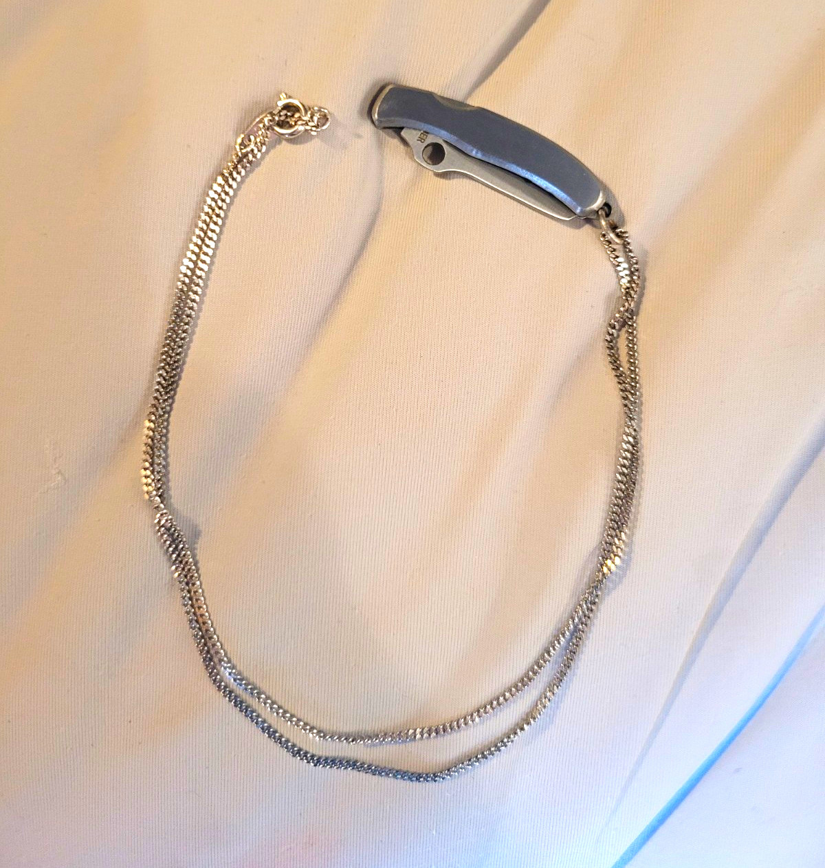 RARE Vintage Spyderco Mini Mariner Necklace only produced 1989-90 