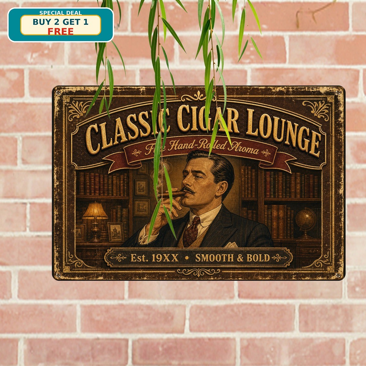 Cohiba Habana Cigar Smoker Cuban Tobacco Man Cave Club Lounge Metal Tin Sign