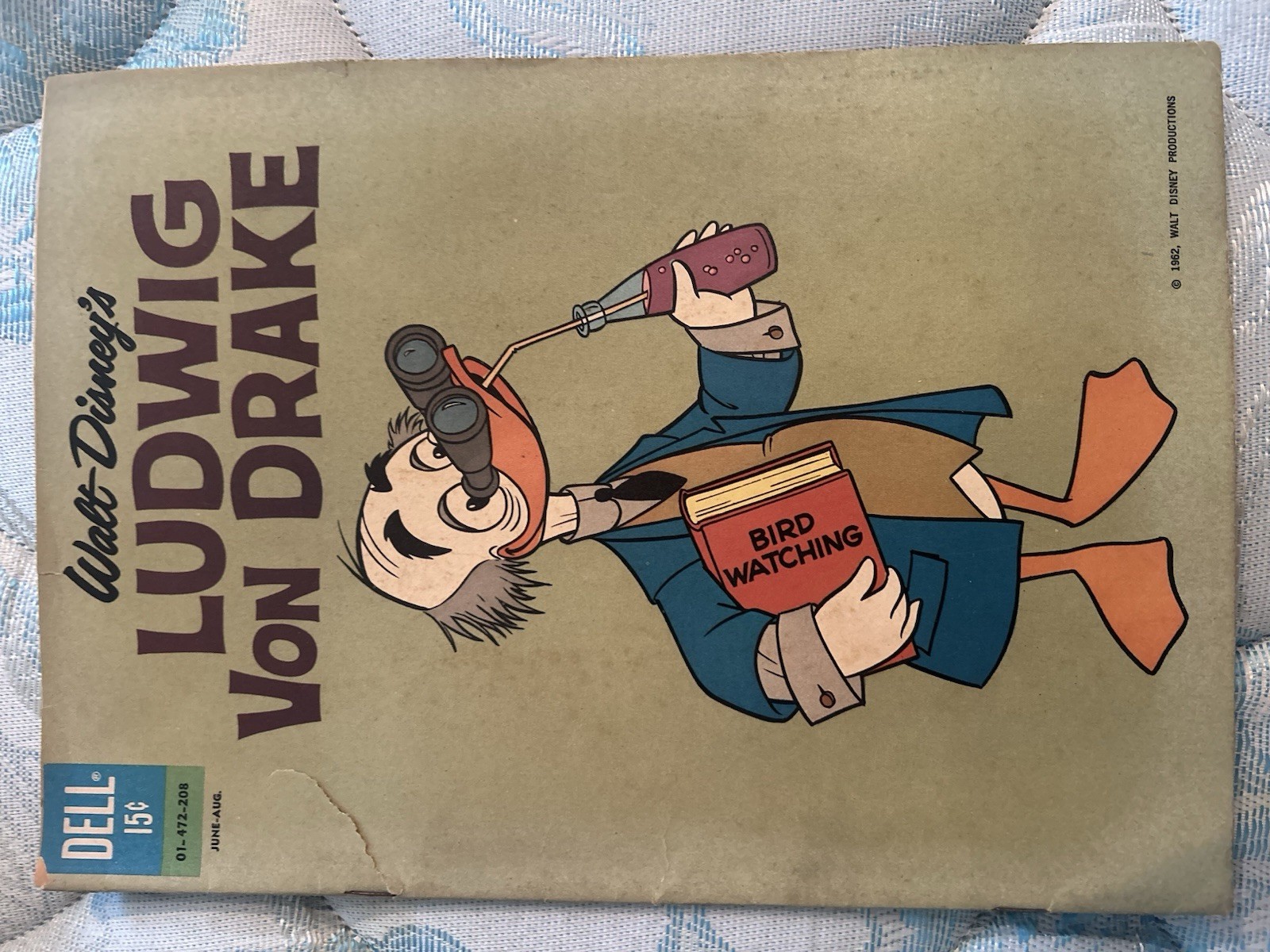 LUDWIG VON DRAKE #4 1962-WALT DISNEY-DELL COMICS-LAST FN/VF