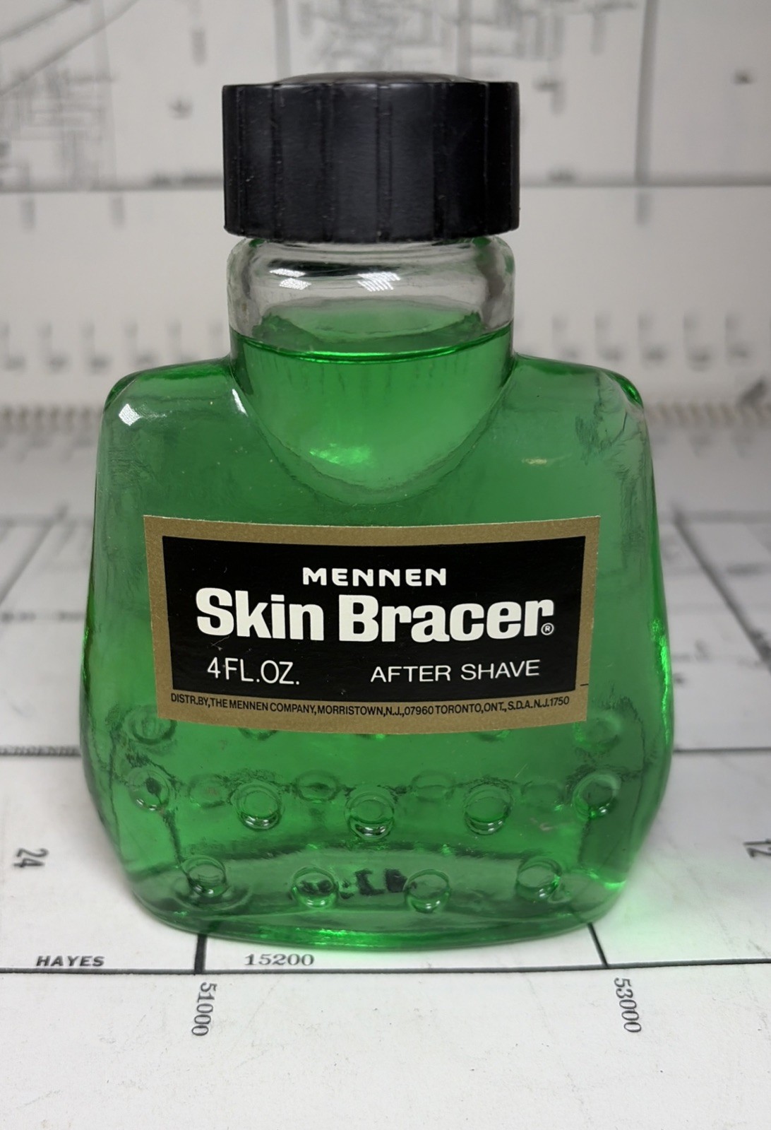 VINTAGE SKIN BRACER AFTER SHAVE BY MENNEN, 4 FL OZ, NEW OLD STOCK