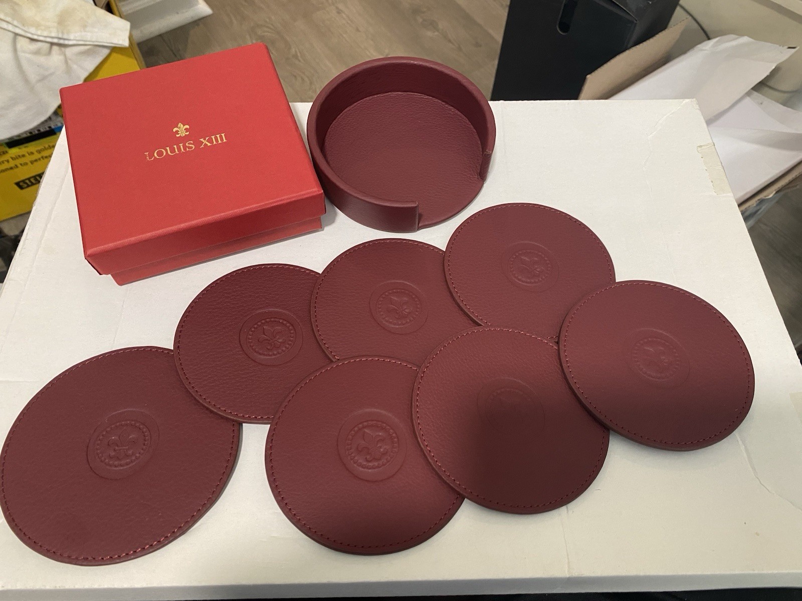 LOUIS XIII Cognac Coaster Set Of 6 Brand New. VERY Rare. Only One On eBay