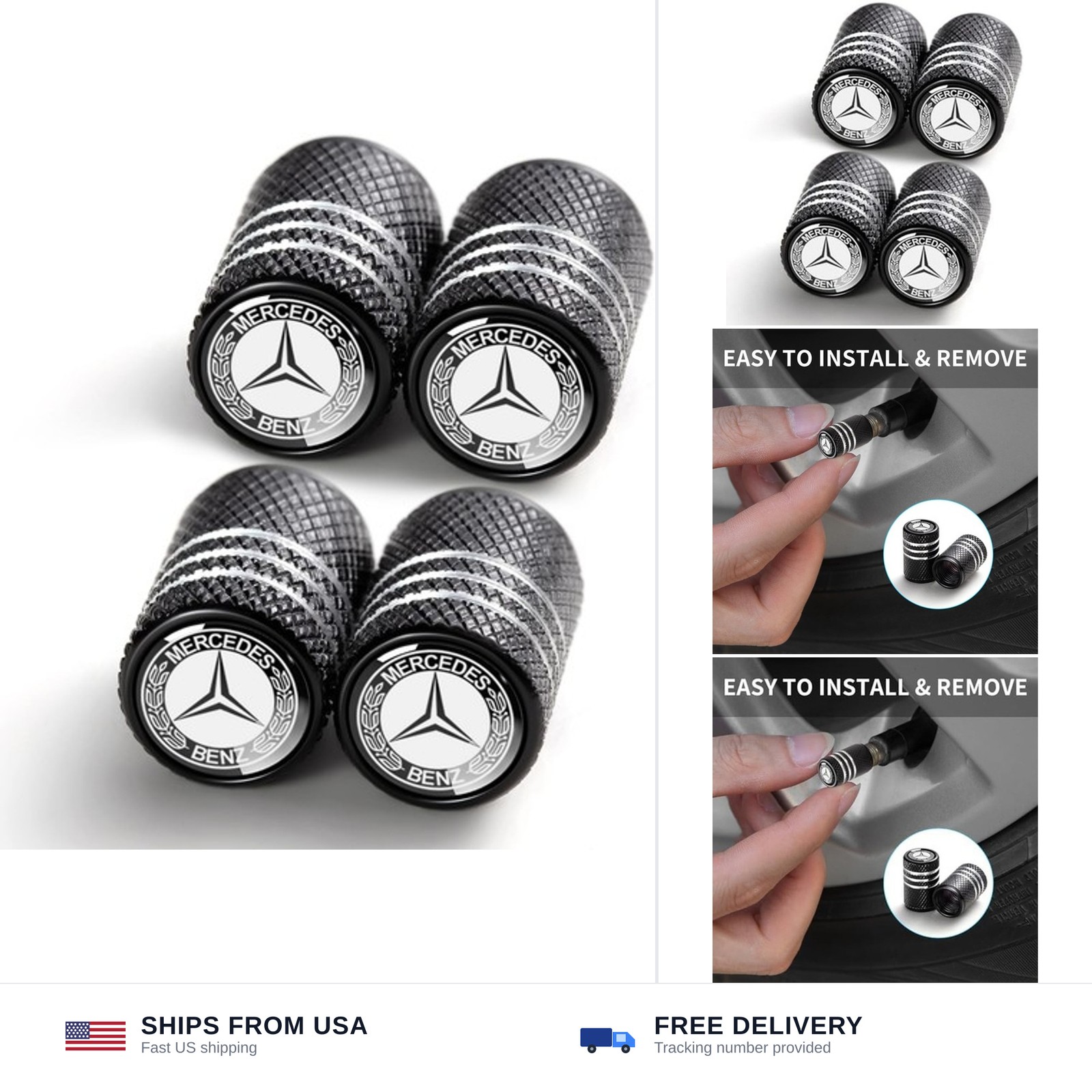 Tire Valve Stem Cap Cover for Mercedes Benz A C E S Class Series GLK CLA GLA ... Tire Valve Stem Cap Cover for Mercedes Benz A C E S Class Series GLK CLA GLA ...