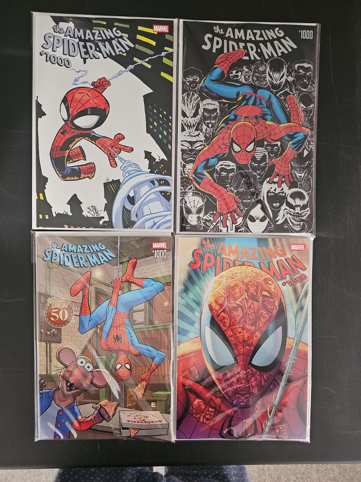 Amazing Spider-Man #1000 Variant Lot  4 Variants Inc FOIL. Cambell, Young, Etc 