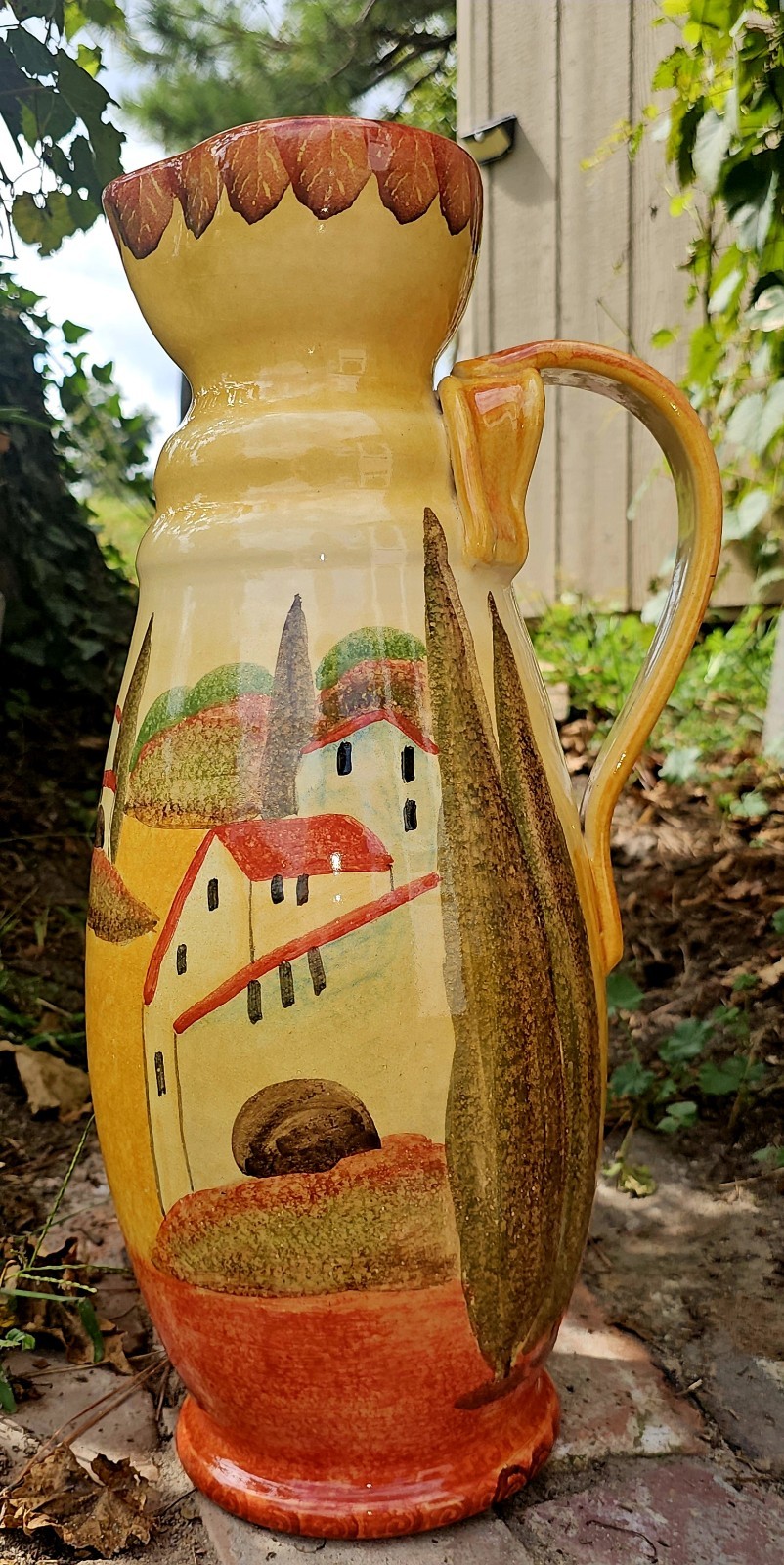 RARE Vintage ITALICA ARS Handcrafted and Painted 18.5\