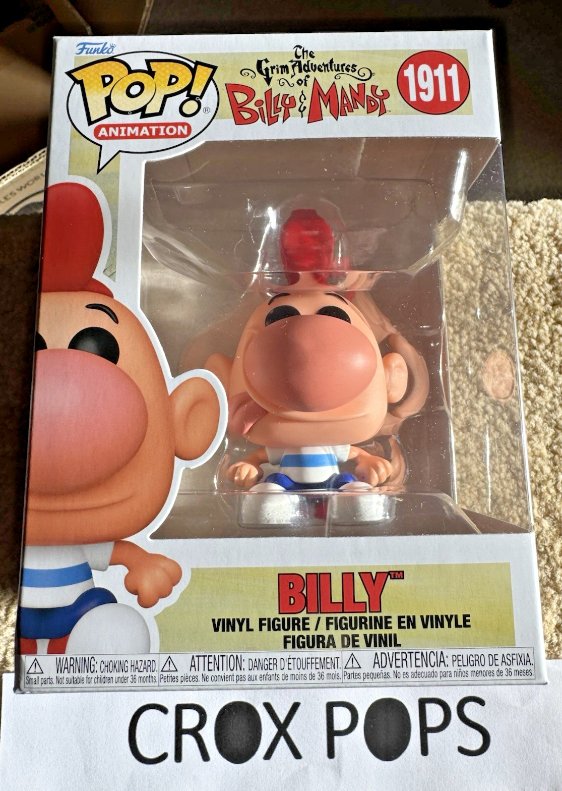 BILLY 1911 BILLY & MANDY Funko Pop Vinyl New in Mint Box + PROTECTOR