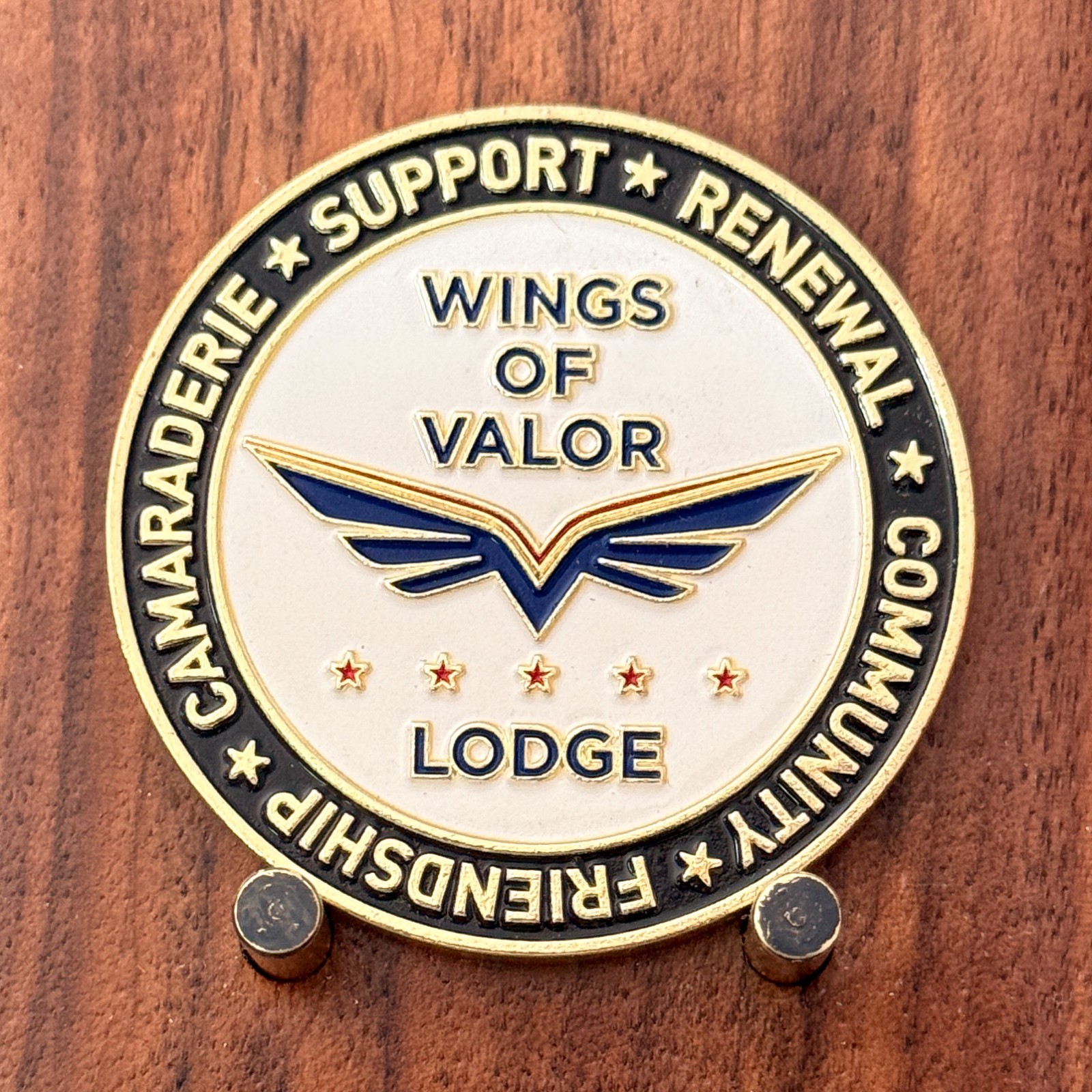 Wings Of Valor Lodge Parker SD Supporting Those Who Served Challenge Coin  M#28