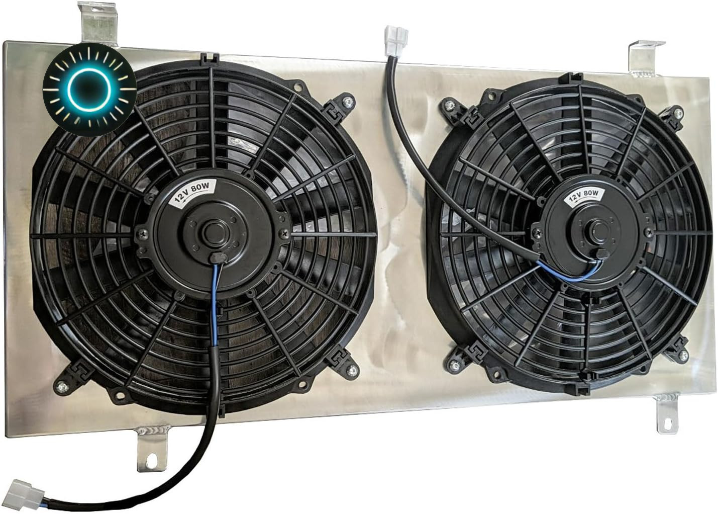 Aluminum Shroud&12 inch Fans For Radiator 2002-2007 Subaru Impreza WRX STI GD