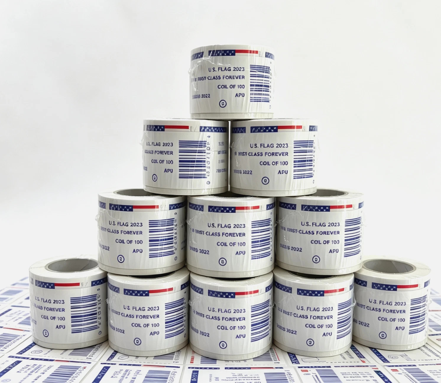 30 Roll Of 100 2023 U.S. Flag First Class US Postage Stamps 3000PCS New--