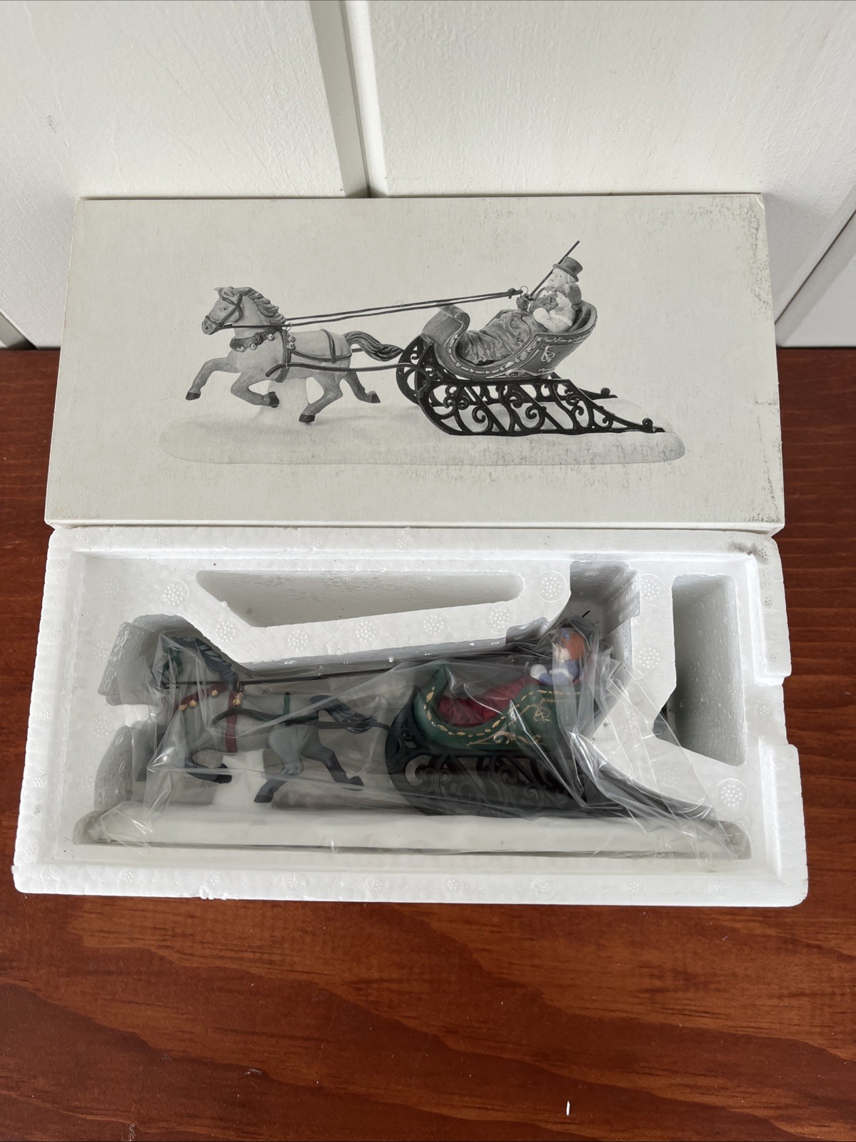 DEPT 56 HERITAGE DICKENS\' VILLAGE Accessory DASHING THROUGH THE SNOW (T) NIB