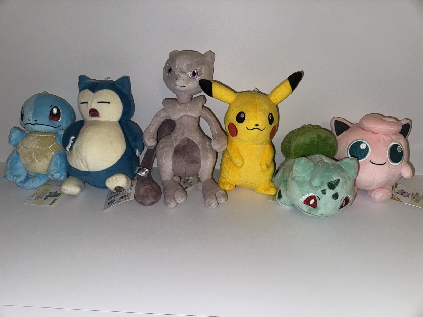 Pokémon Plush 2015 Lot Of 6 Sanei All Star Collection Japan NWT Rare Collectible