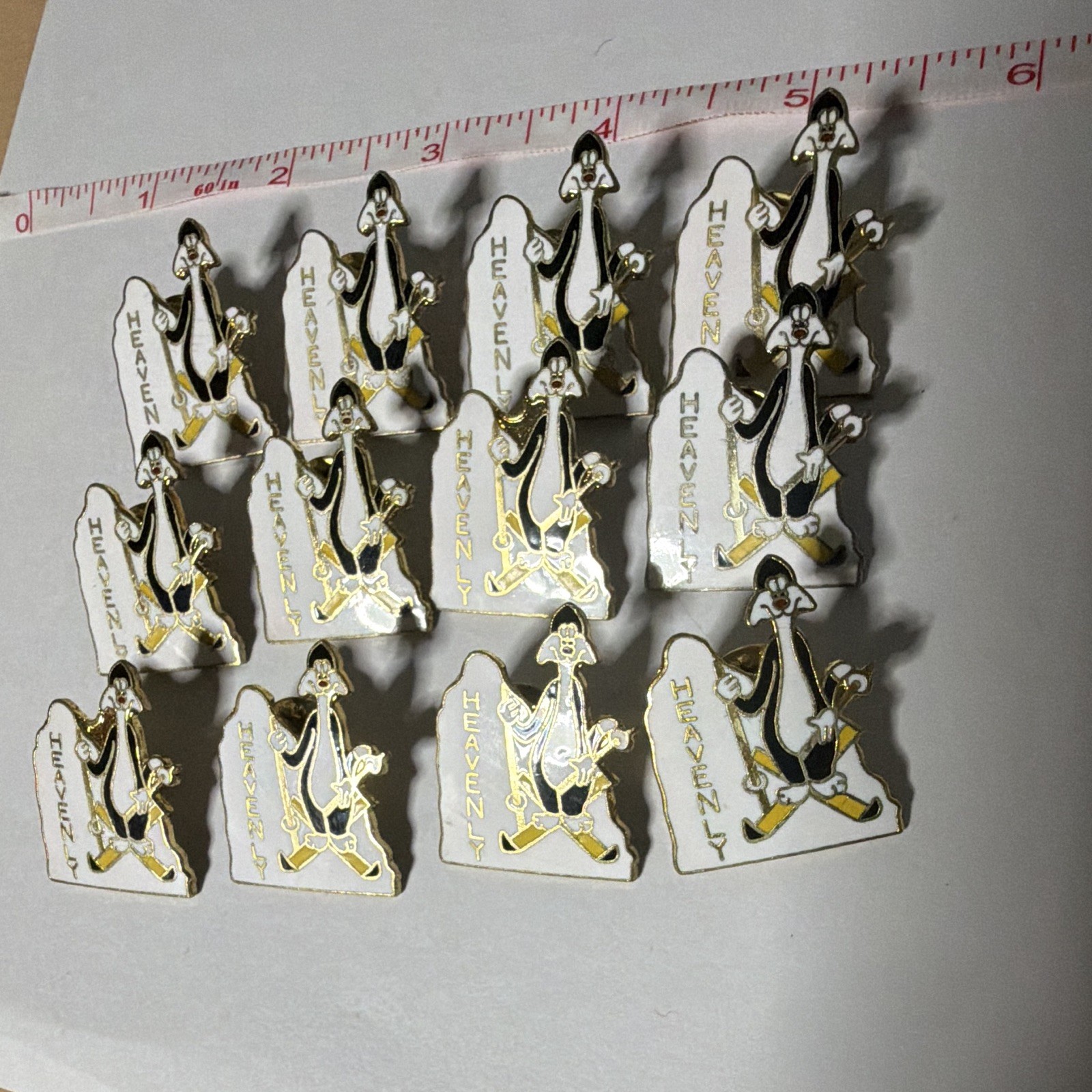 Vintage Sylvester Heavenly Warner Bros pins lot of 12 