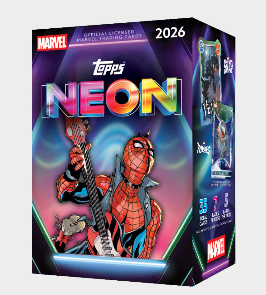 2026 TOPPS NEON MARVEL VALUE BLASTER BOX (35 Cards) New IN HAND
