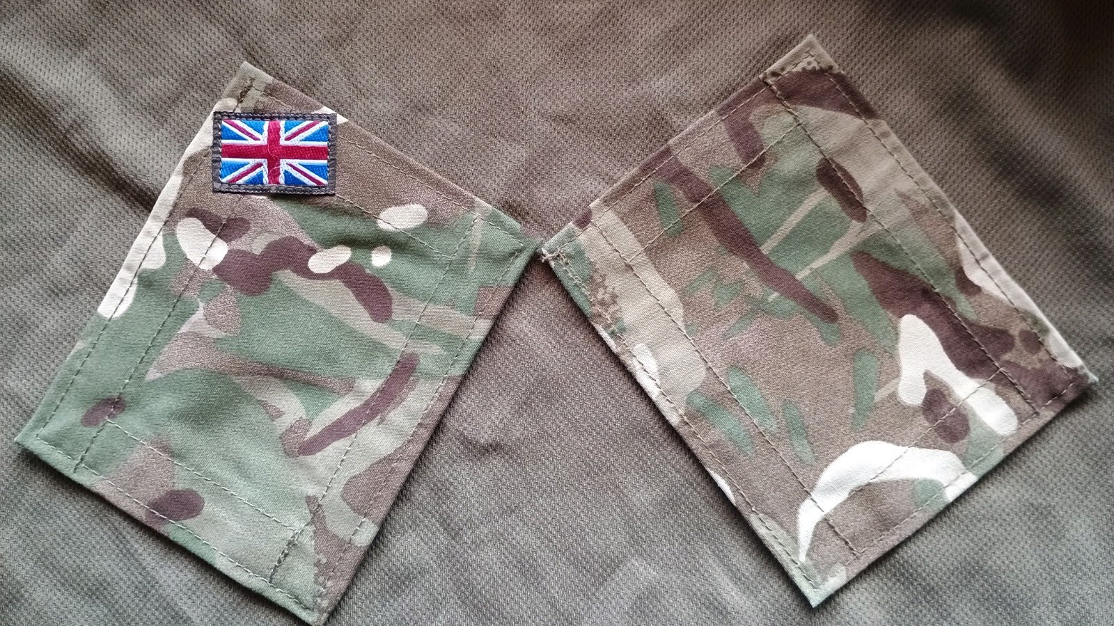 Genuine British Military MTP Blanking Patches Panel Union Jack for UBACS/PCS