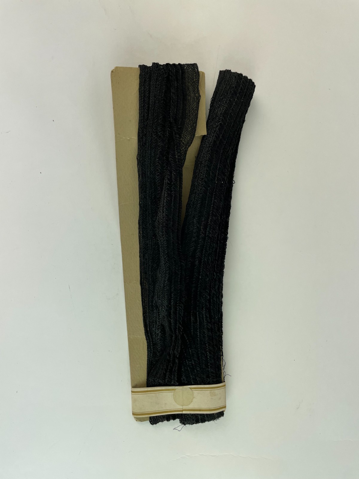 Antique Black Lace Brocade Trim from the 1920s 1.25\