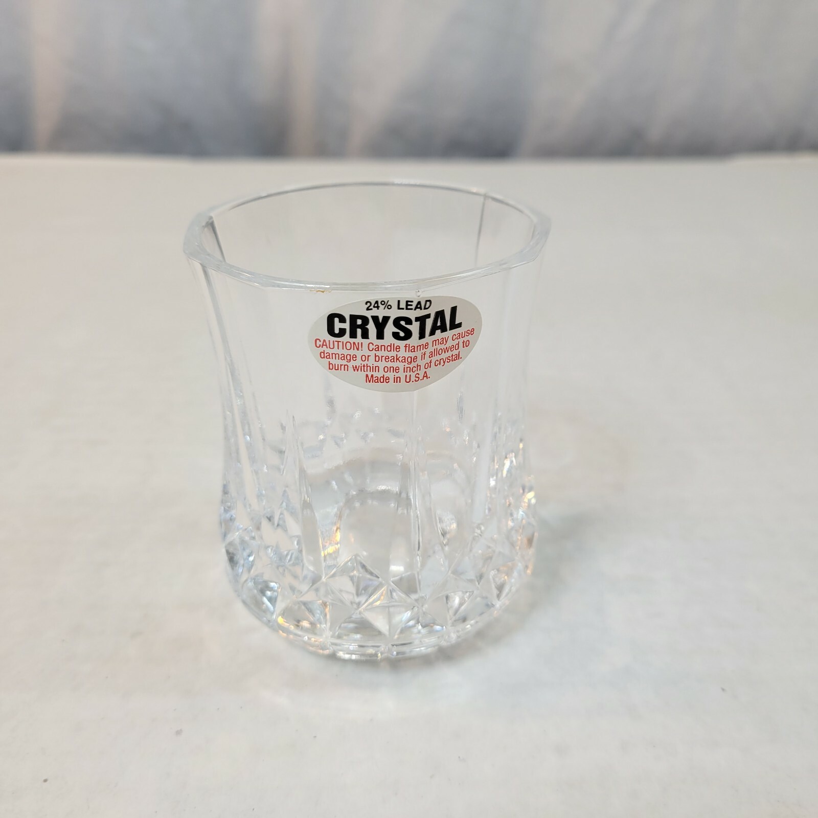 24% Lead Crystal Votive Candleholder