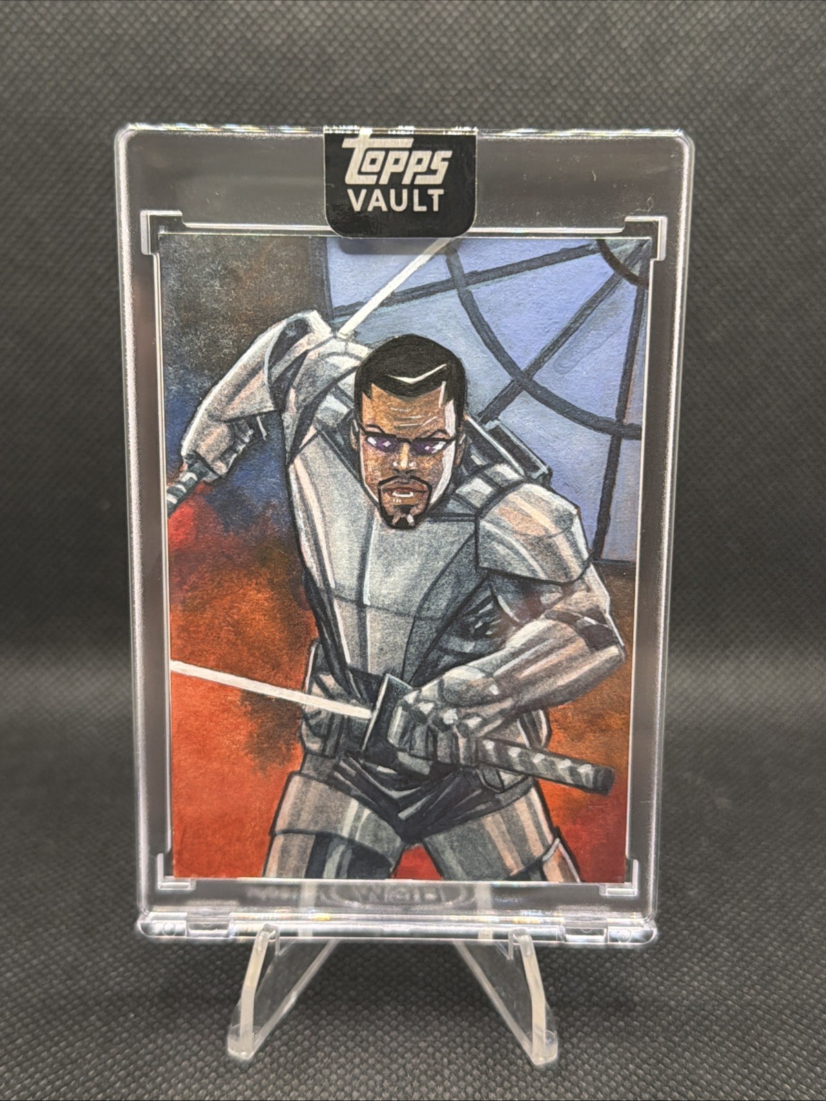 2026 Topps Vault ONE OF ONE Premier Sketches Marvel Vault Blade By Leon Braojos