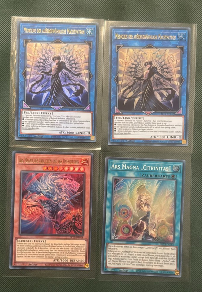 🔥YuGiOh 35x Medius the Pure / Ars Magna Theme Deck Core Mediclius, Power Patron