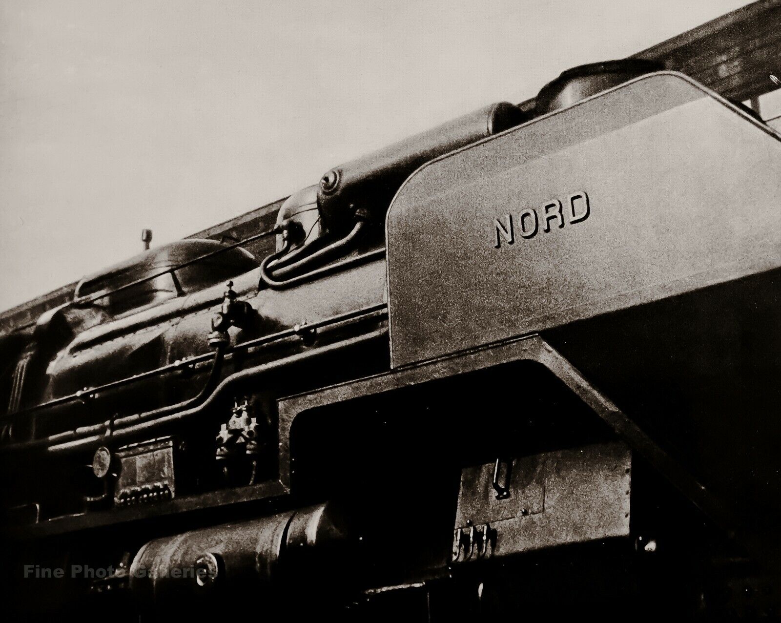 1932/75 MAN RAY Vintage Train Locomotive Engine Industrial Photo Engraving Art