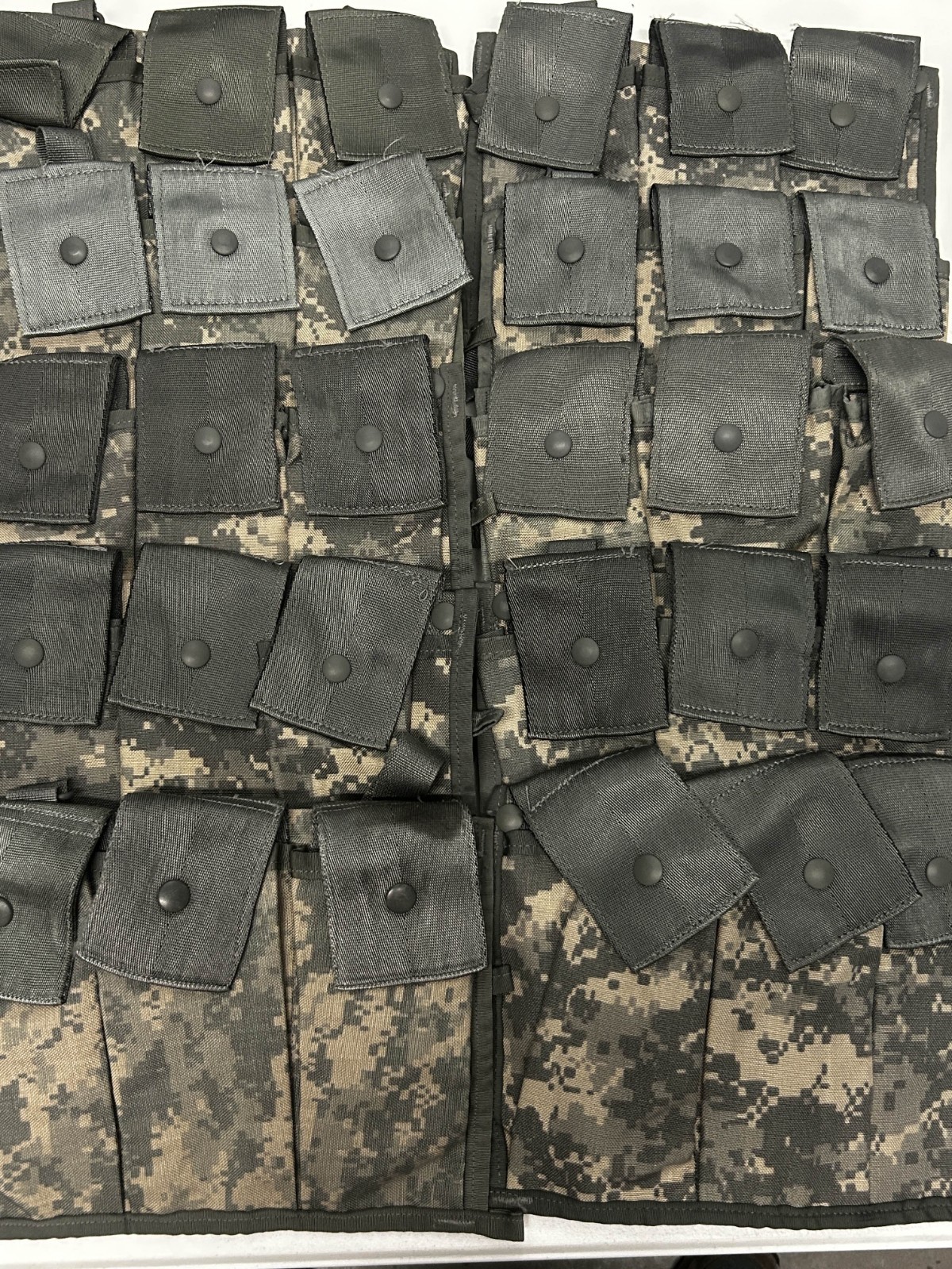 (10 Pack) USGI ACU 6 Magazine Bandoleer MOLLE II Mag Ammunition Pouch Military
