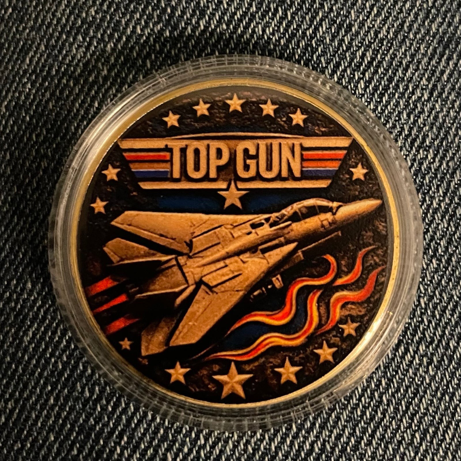 Top Gun Collectors Coin With Protective Case Top Gun Collectors Coin With Protective Case