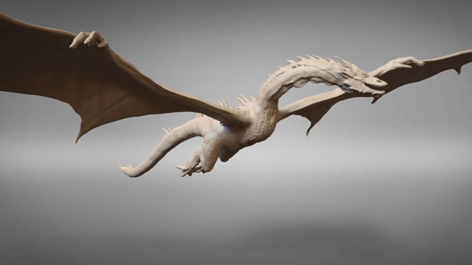 Smaug Dragon Resin Sculpture Statue Model Kit  LOTR  Unpainted/Unassembled