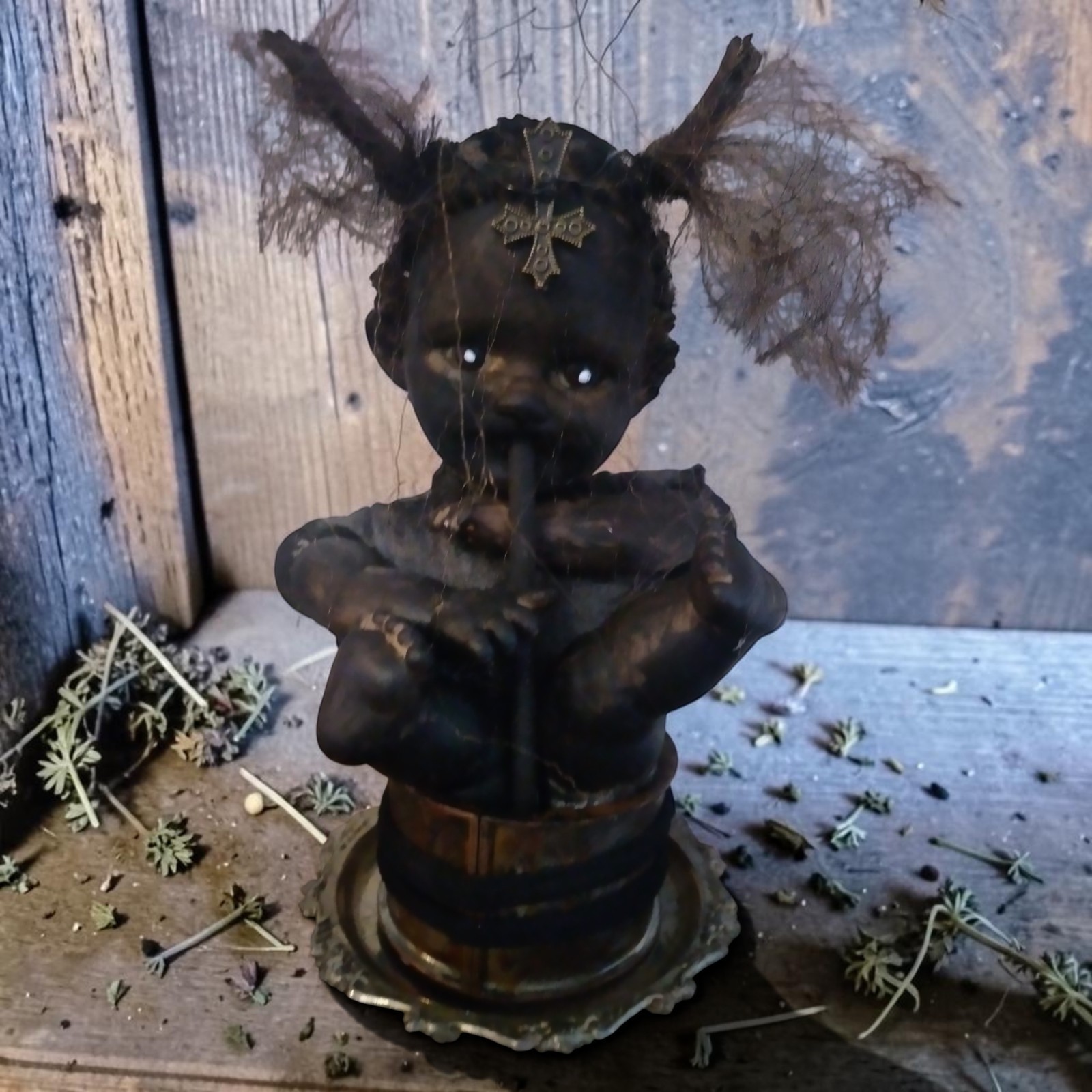 Black Magic, Lucifer, Satanic Offering Altar Totem