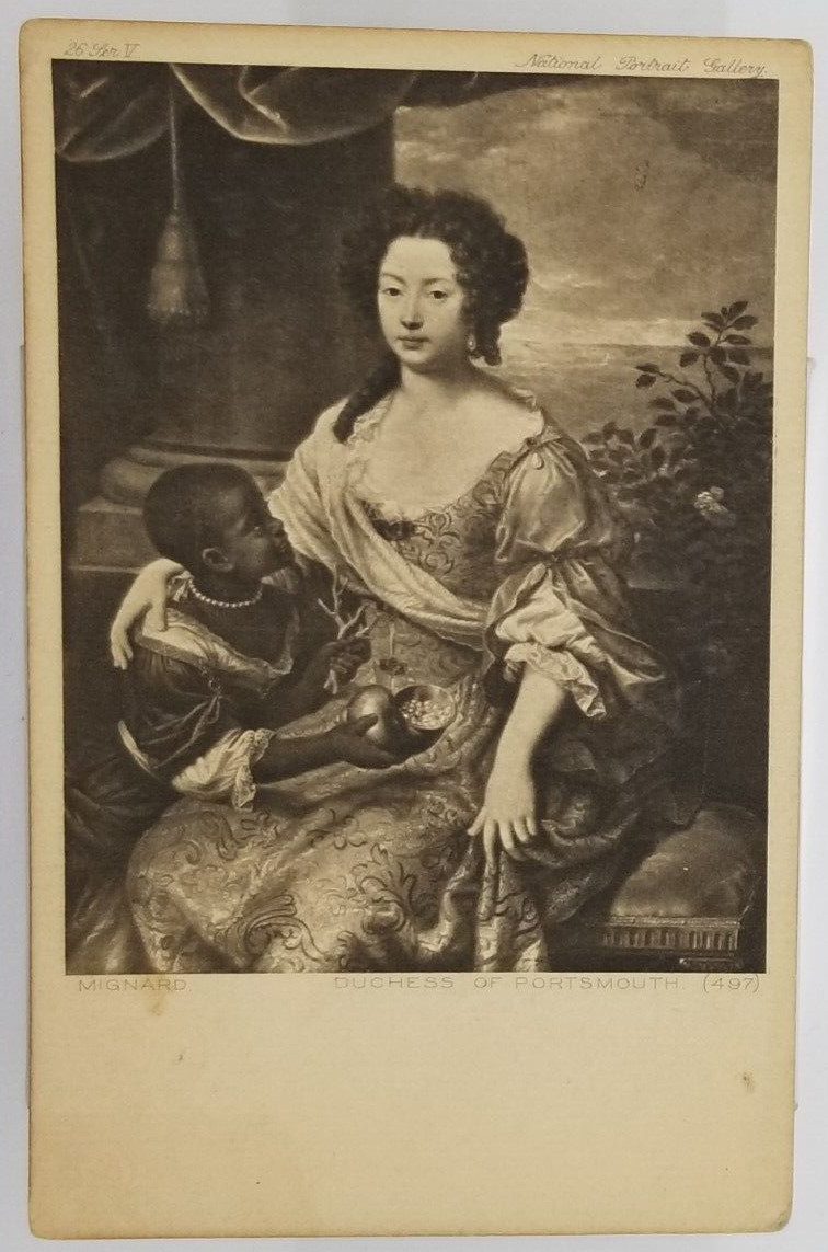 Mignard Duchess of Portsmouth English French Portrait Medici Society Postcard