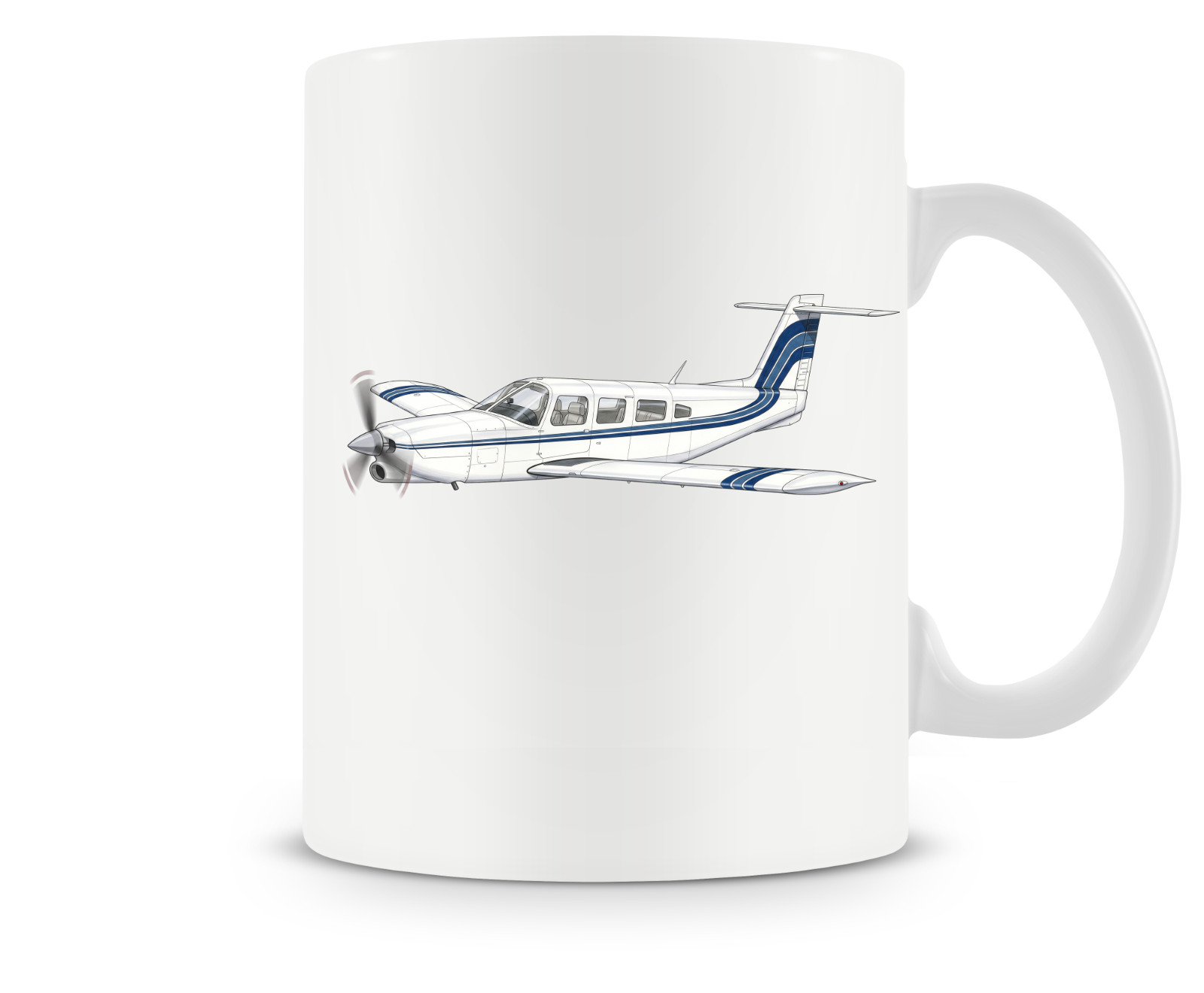 Piper Turbo Lance II Ceramic Coffee Mug - 15oz.