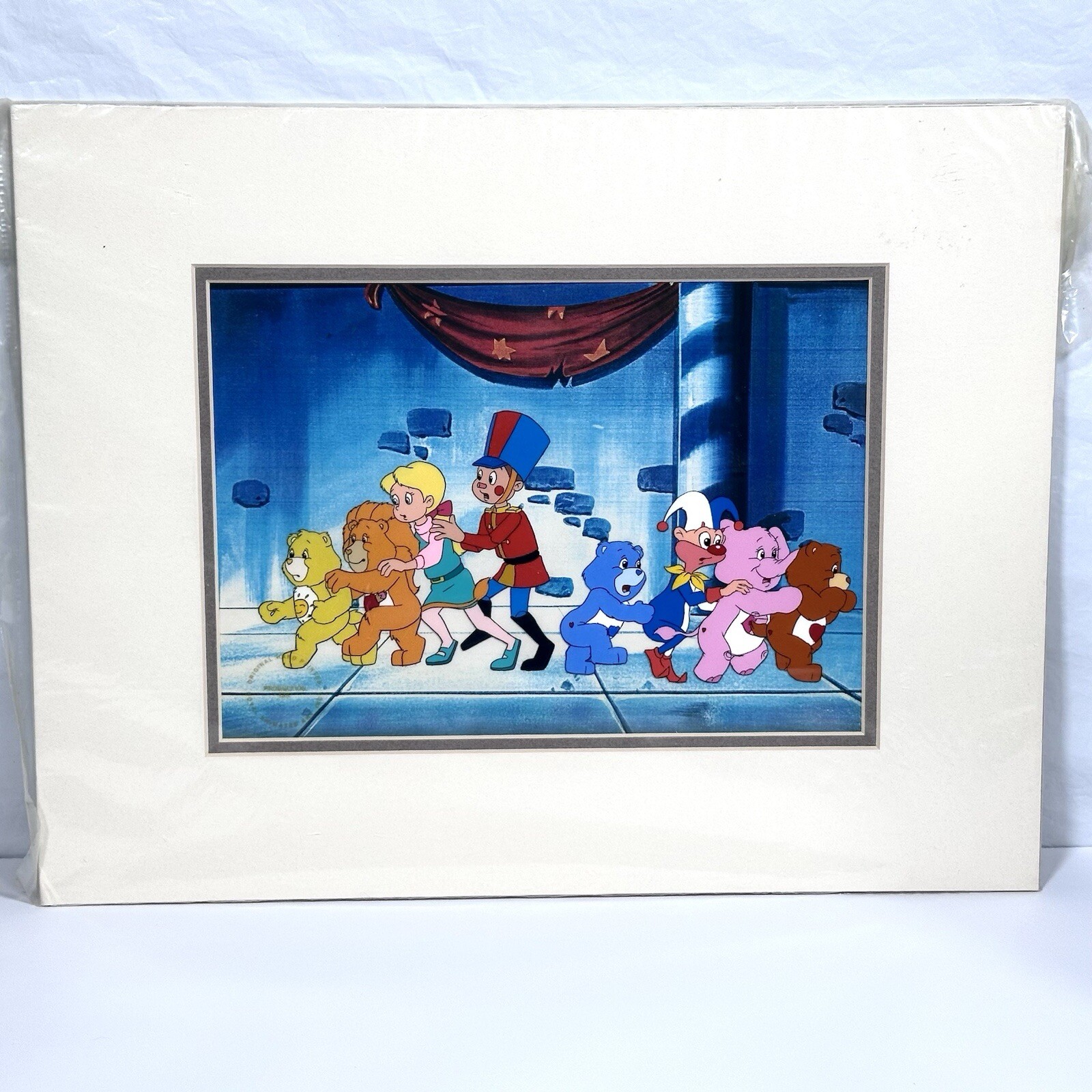 CARE BEARS Nutcracker Original Production Animation Art Cel COA 1988