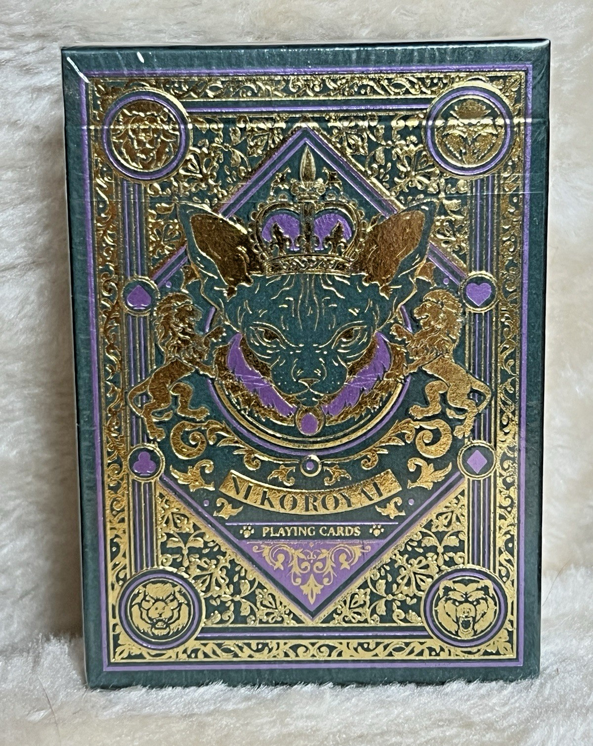 Neko Royal Playing Cards - Verdant Green Edition by Neversleep Co - WJPC