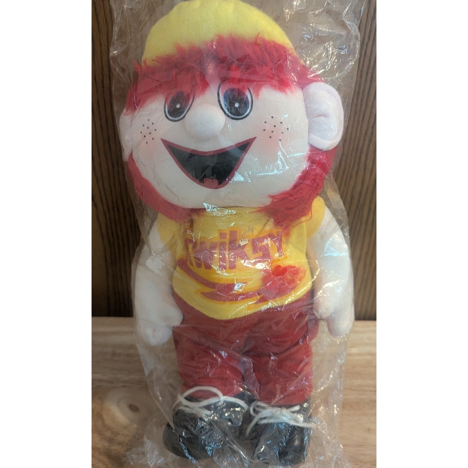 New VTG Kwik Fill Kwiksy Gasoline Mascot Advertising Doll Collect Bumpkin 12
