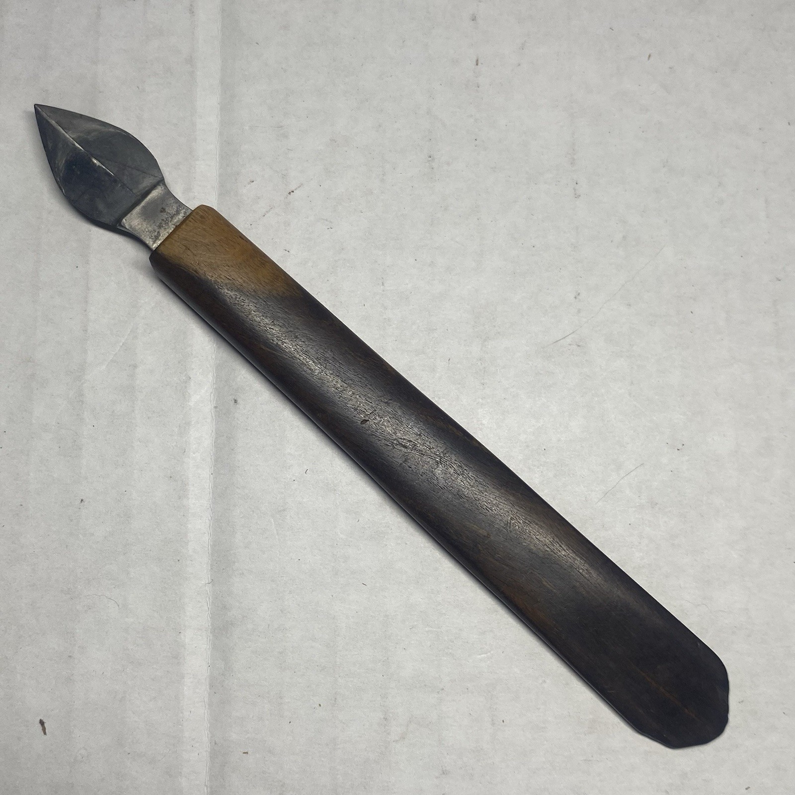 Antique Carter’s Ink Co. Boston Ink Eraser Knife Scraper, Wood Handle C.A. & C.