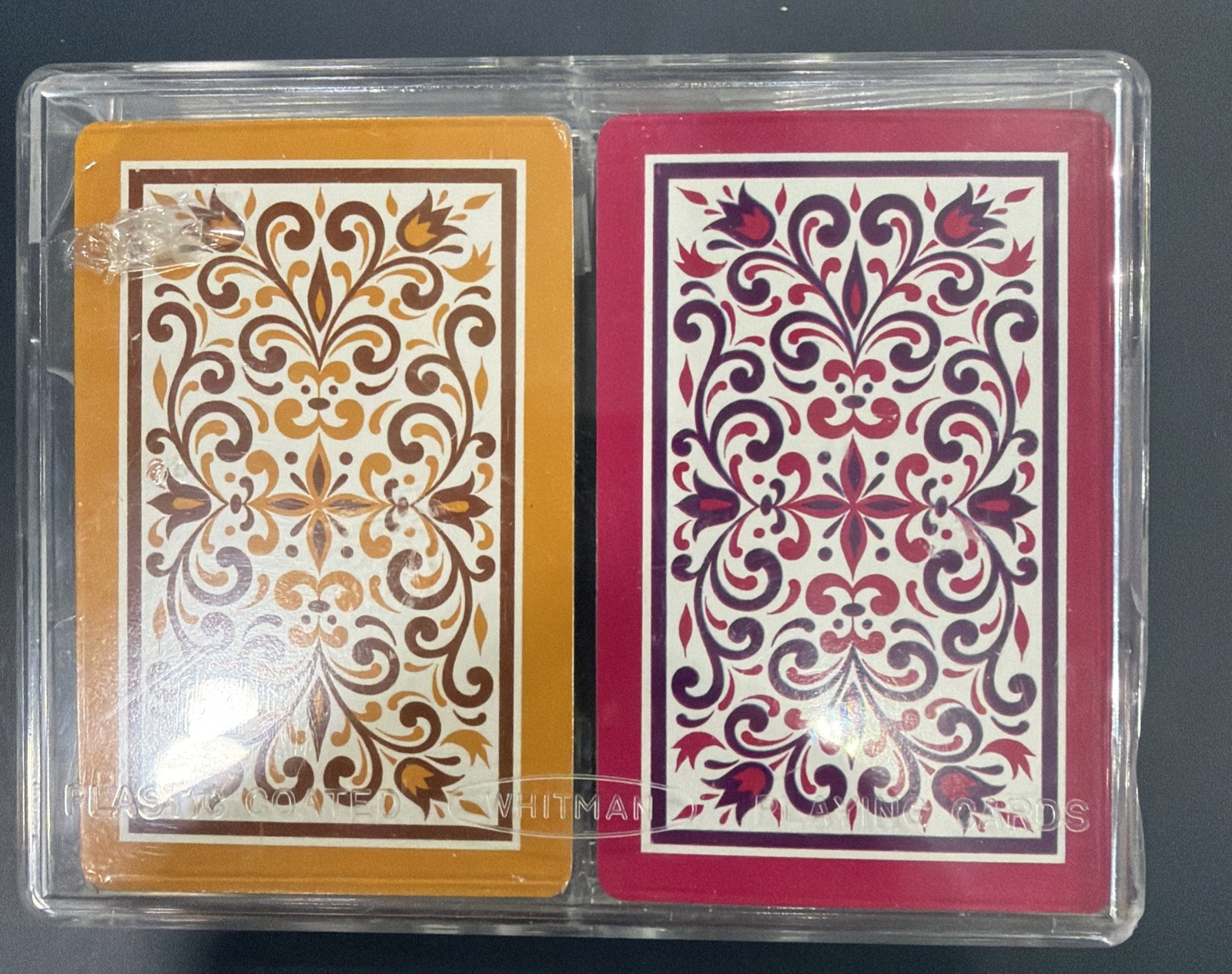 Vintage Whitman Pattern Design Double Deck Playing Cards