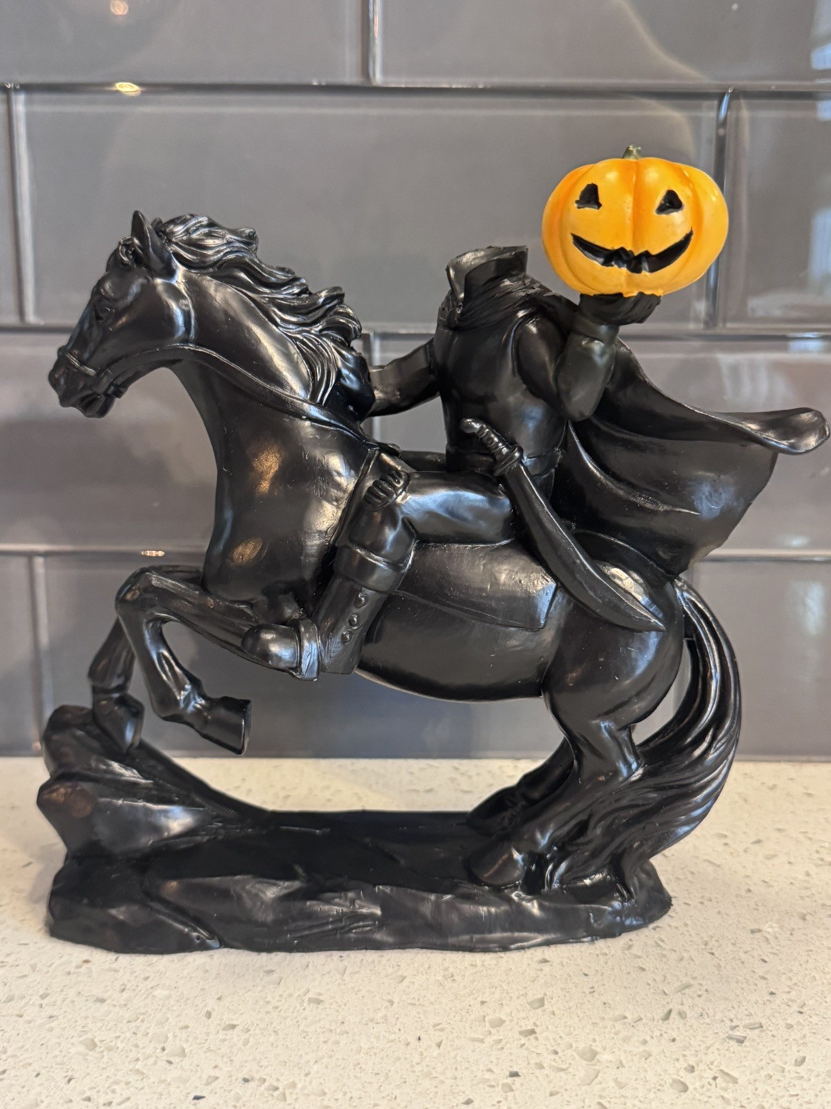 Sleepy Hollow Headless Horseman Ichibad Crane Statue Collectible Decor Sleepy Hollow Headless Horseman Ichibad Crane Statue Collectible Decor