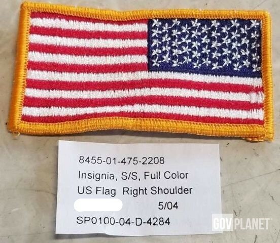 U.S. American Flag Right Shoulder Patch REAL Military not fake