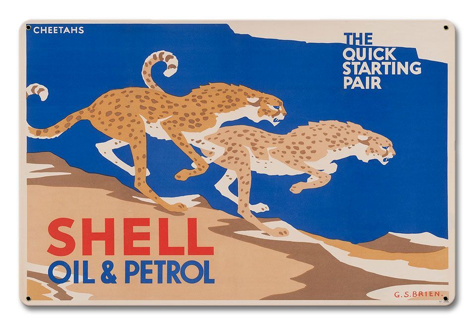 SHELL QUICK STARTING PAIR CHEETAHS CATS 18\ SHELL QUICK STARTING PAIR CHEETAHS CATS 18\