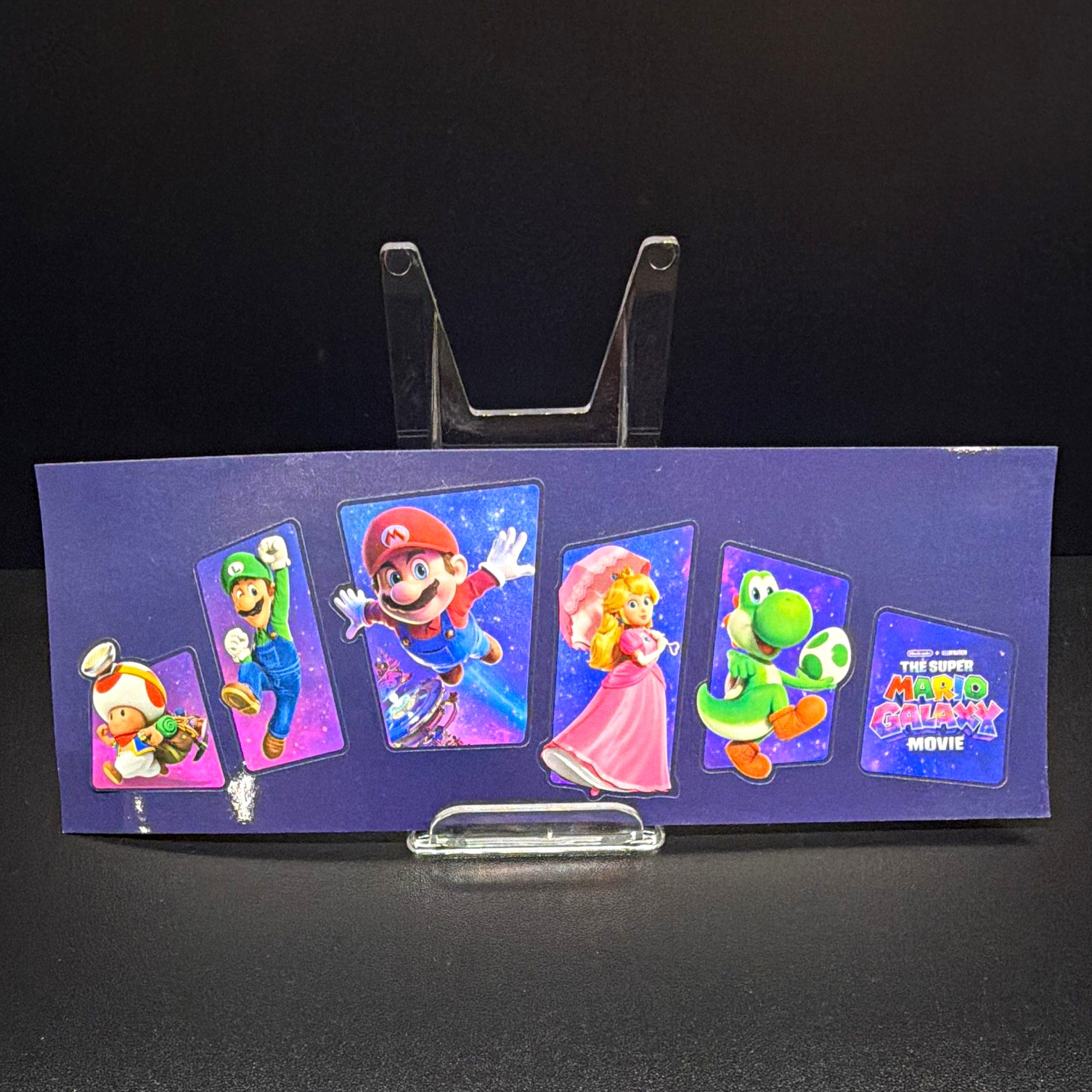 RARE Exclusive Promo Super Mario Galaxy Movie Sticker Set - Premiere