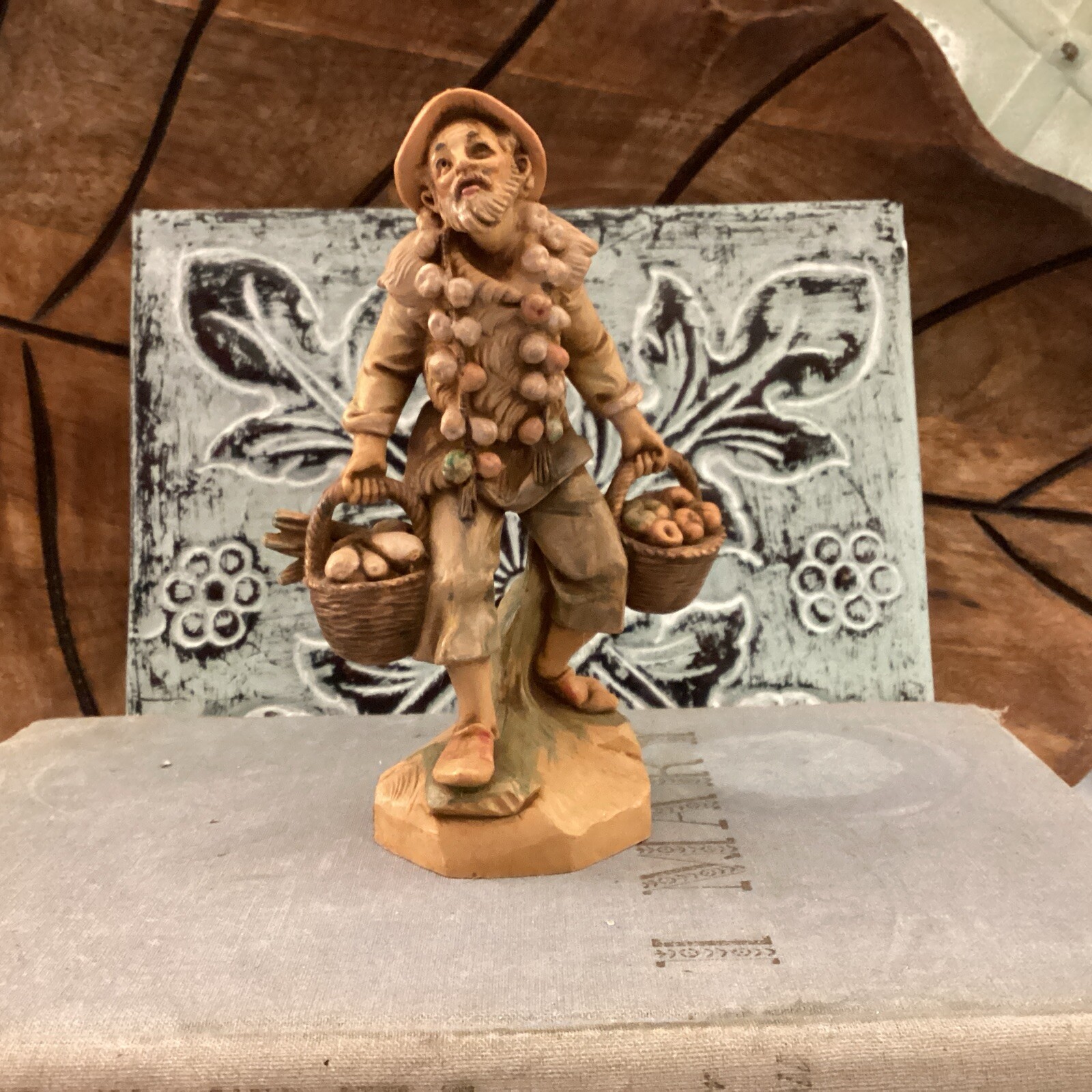 Vintage 1987 Fontanini Depose Italy Nathan Villager Nativity Figures  146 52598
