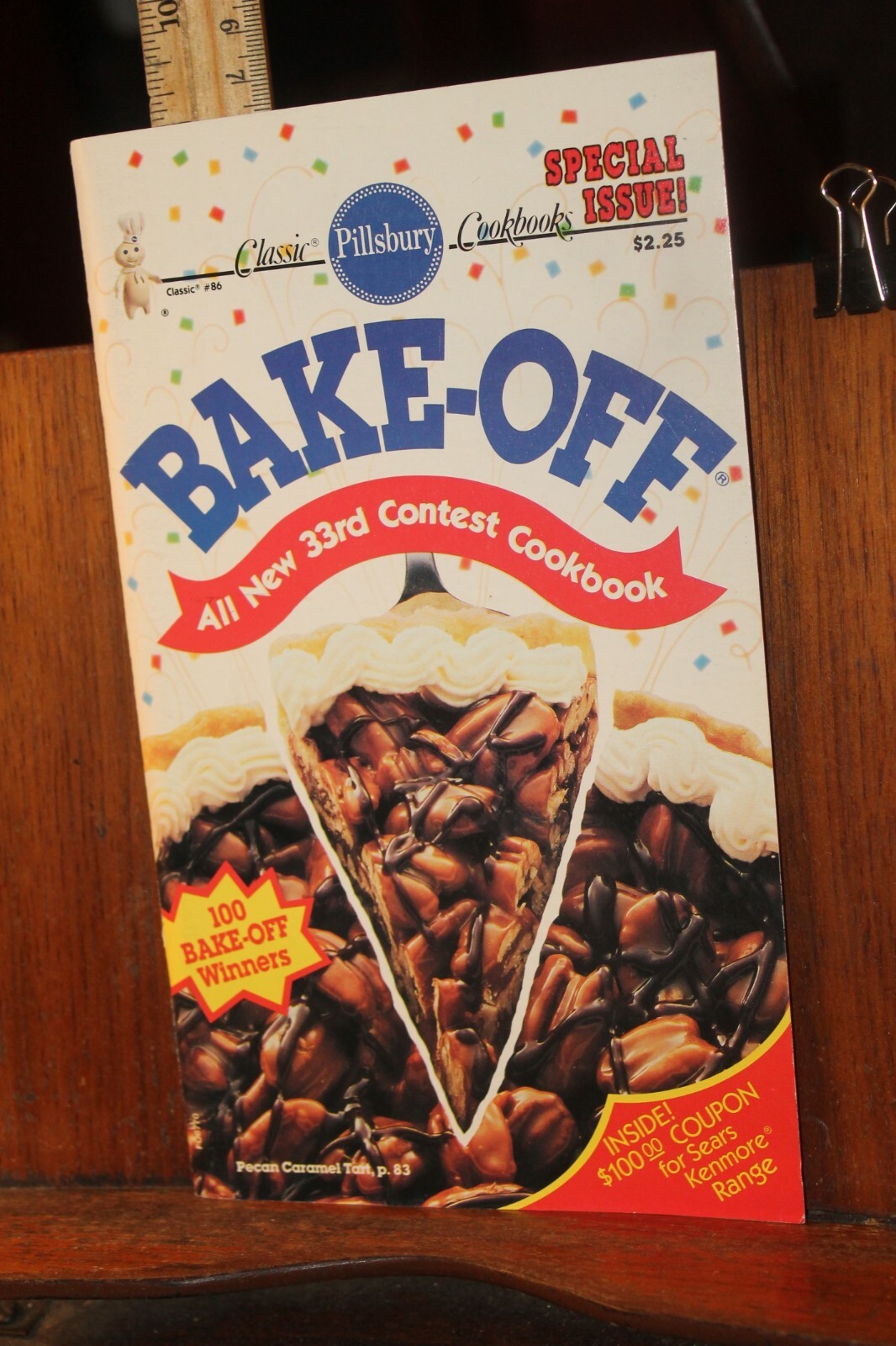 Vintage Pillsbury Cook Book 1988 Bake-Off 33rd Contest