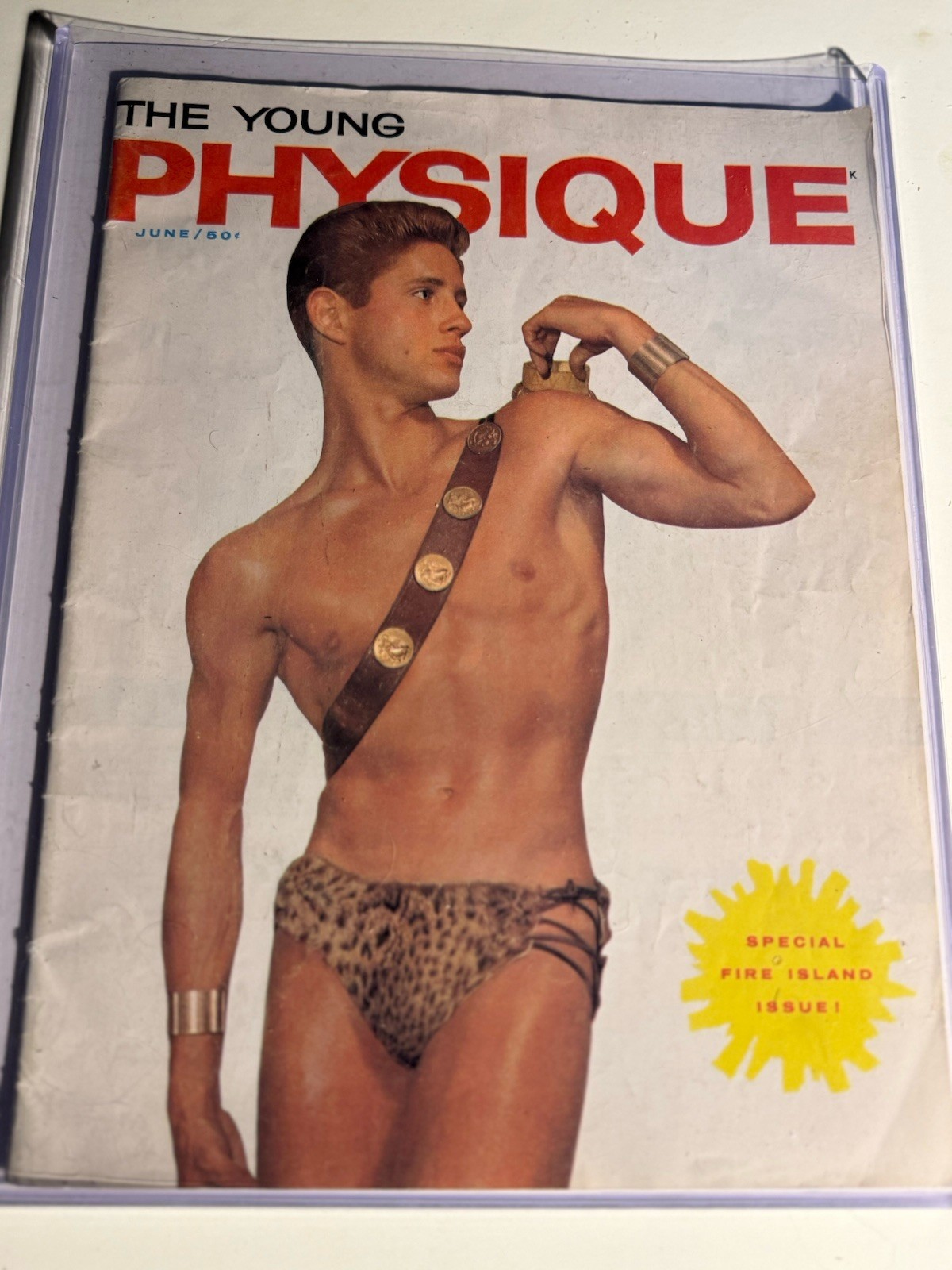 THE YOUNG PHYSIQUE- JUNE 1960 VTG PHYSIQUE PHOTOGRAPHY ART MAGAZINE GAY INTRST
