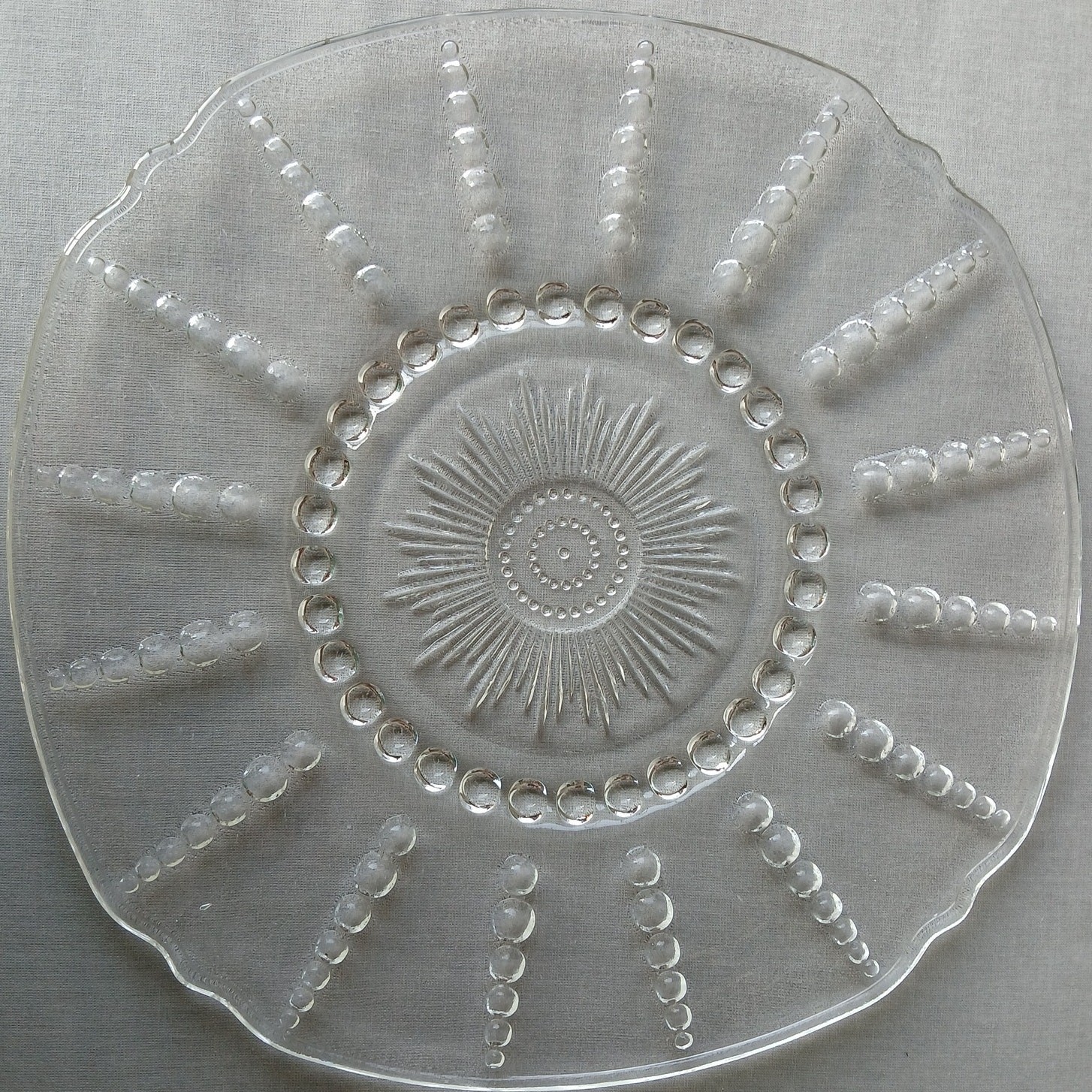 Vintage Federal Glass Columbia Clear Depression Glass 11